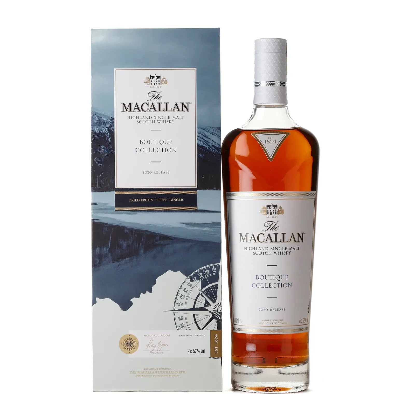 Macallan Boutique Collection 2020 Release, Sherry Cask, 2020, 52% whisky bottle