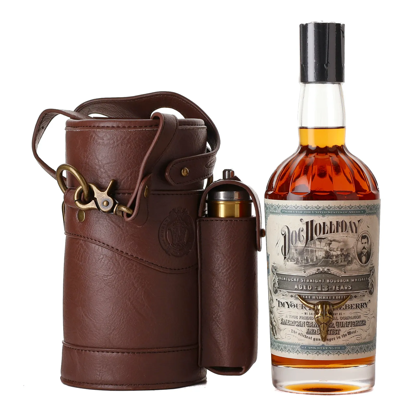 Doc Holliday Hunter's Bag 13 Year Old, New Charred American Oak Cask, 56% whisky bottle