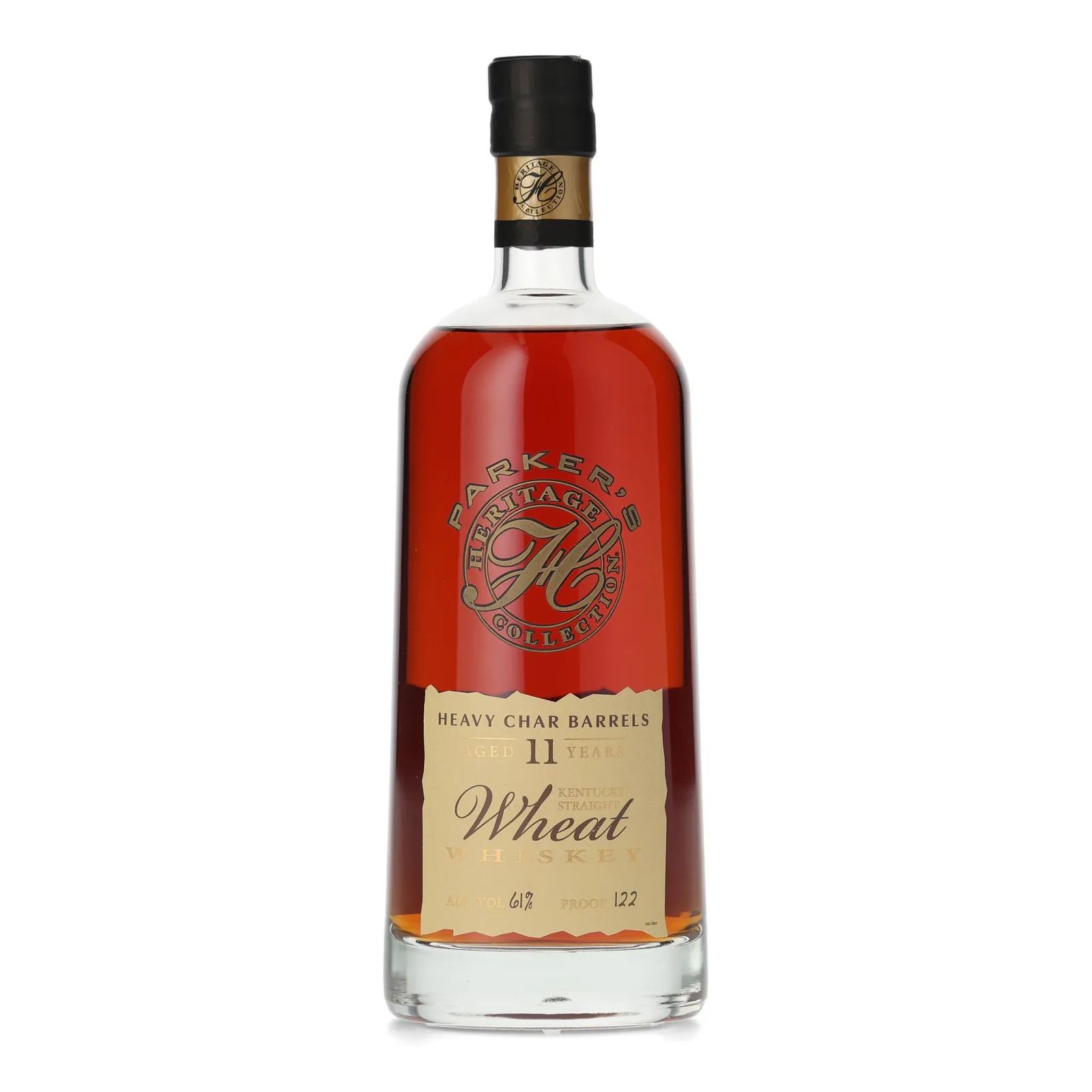 Parker's Heritage Collection Heavy Char Wheat Whiskey 11 Year Old, 15th Edition, 2021, 61% whisky bottle
