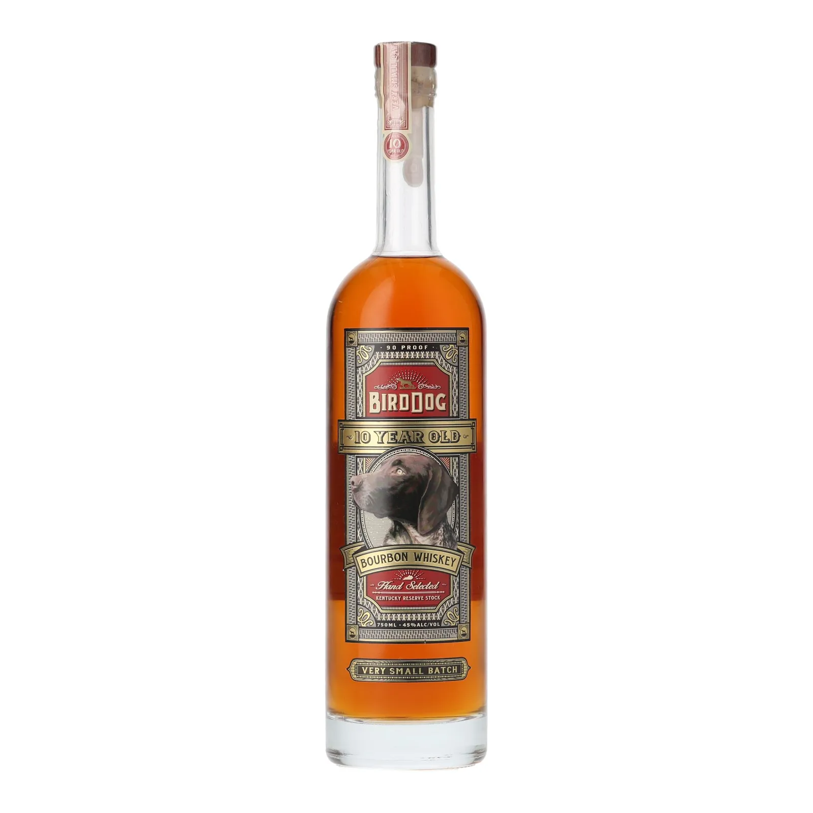 Bird Dog Very Small Batch No. 10 Year Old, 45% whisky bottle