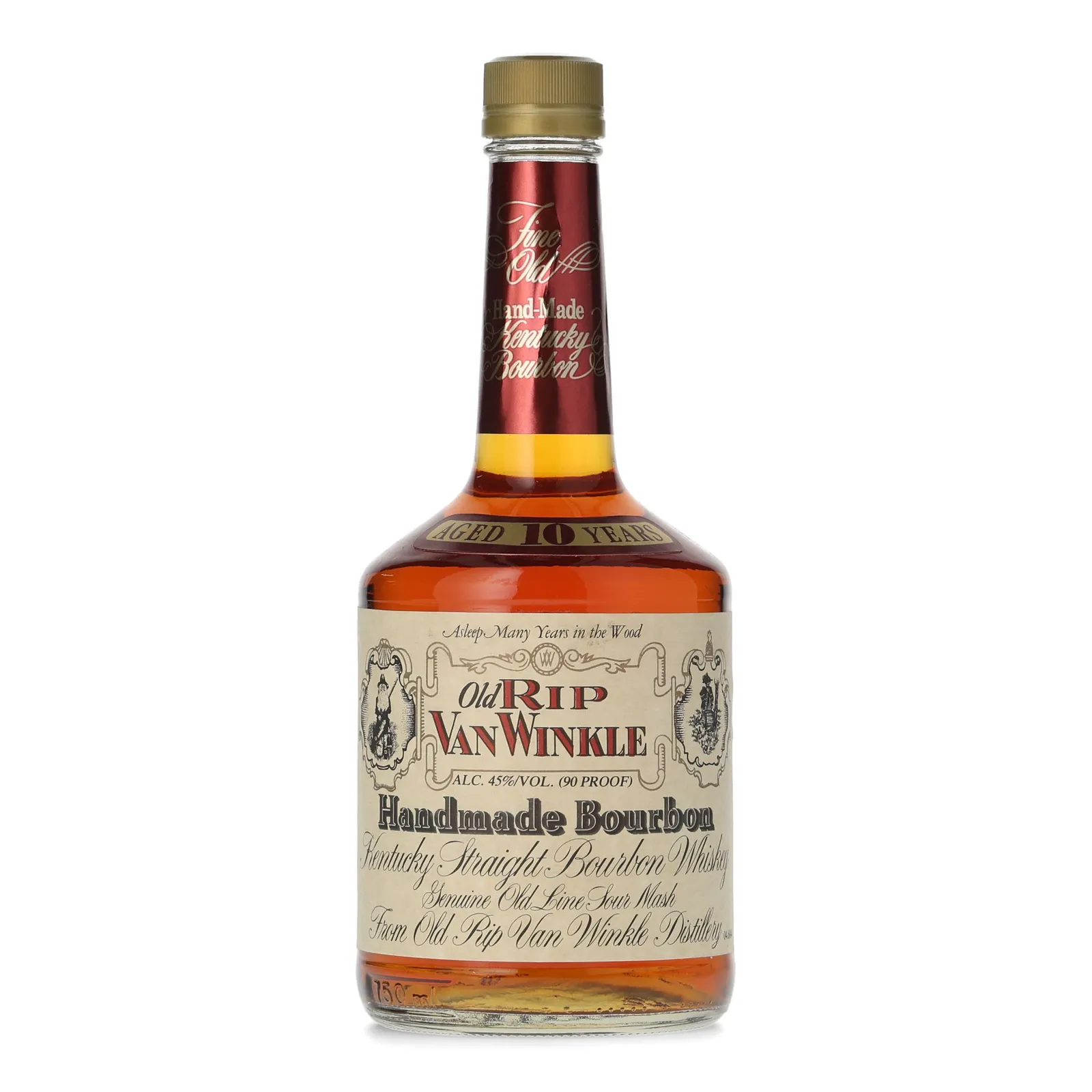 Old Rip Van Winkle 10 Year 90 Proof Bourbon (Frankfort), New Oak Cask, 2010, 45% whisky bottle
