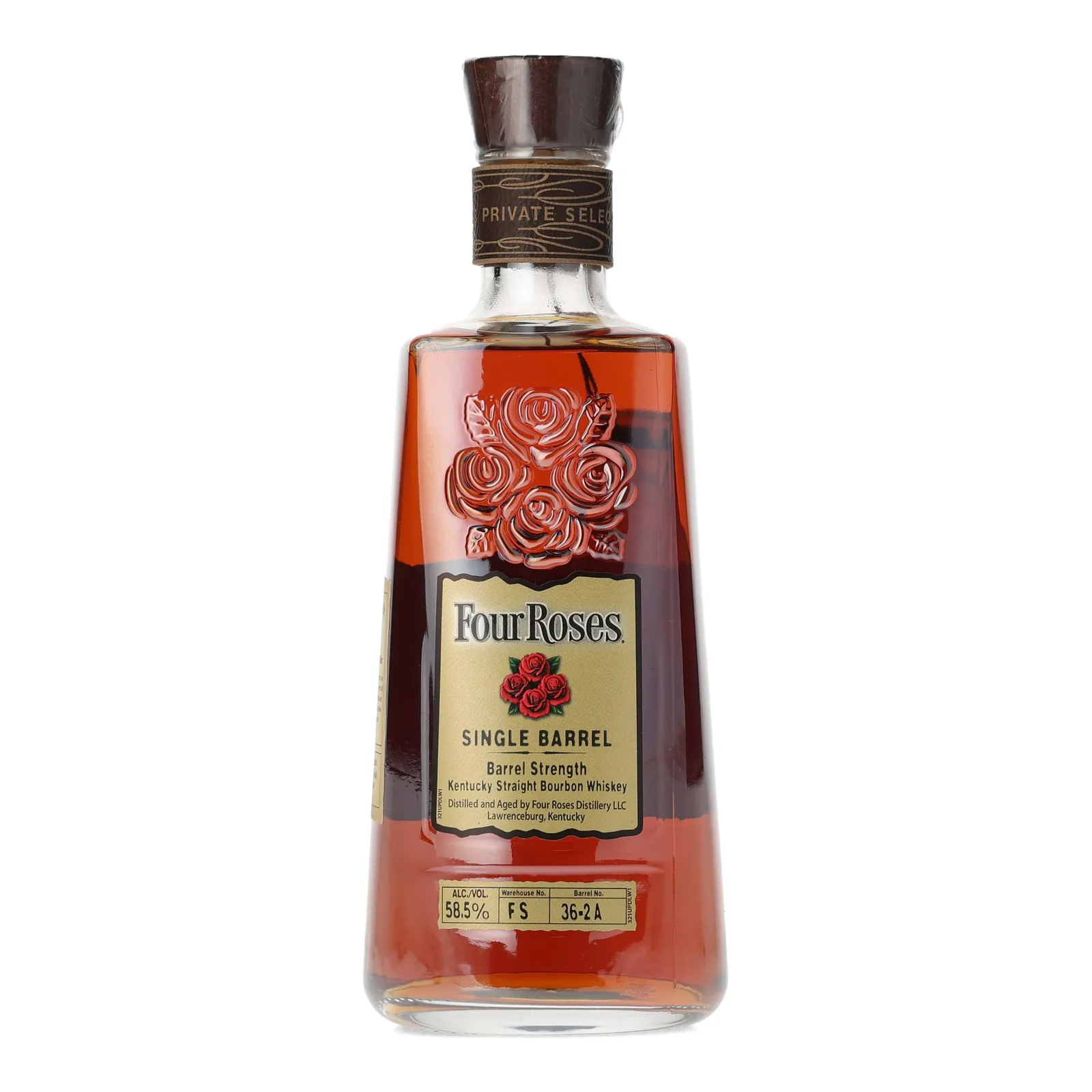 Four Roses Single Barrel Private Selection OESK 10 Year Old, Cask #36-2A, 2025, 58.5% whisky bottle
