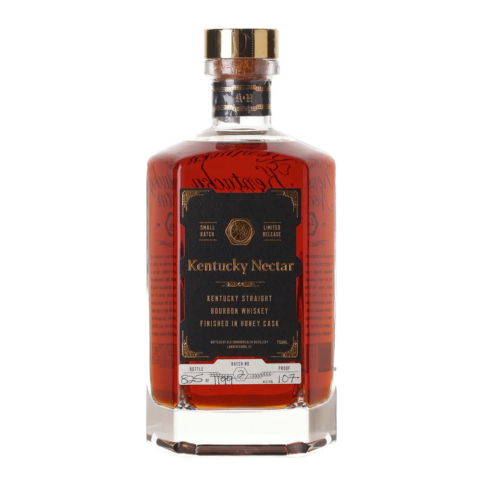 Kentucky Nectar Honey Cask Bourbon, Honey Cask, Batch Batch No. 2, 53.5% whisky bottle