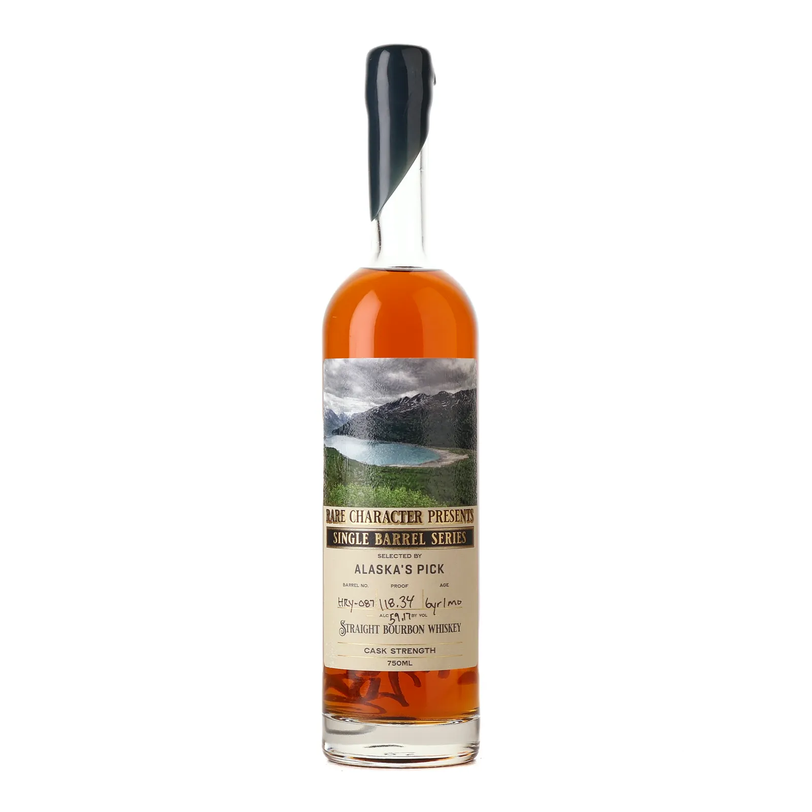 Rare Character Single Barrel Series HRY Alaska's Pick 6 Year Old, Cask #HRY-087, 2017, Rare Character Whiskey Co., 59.17% whisky bottle