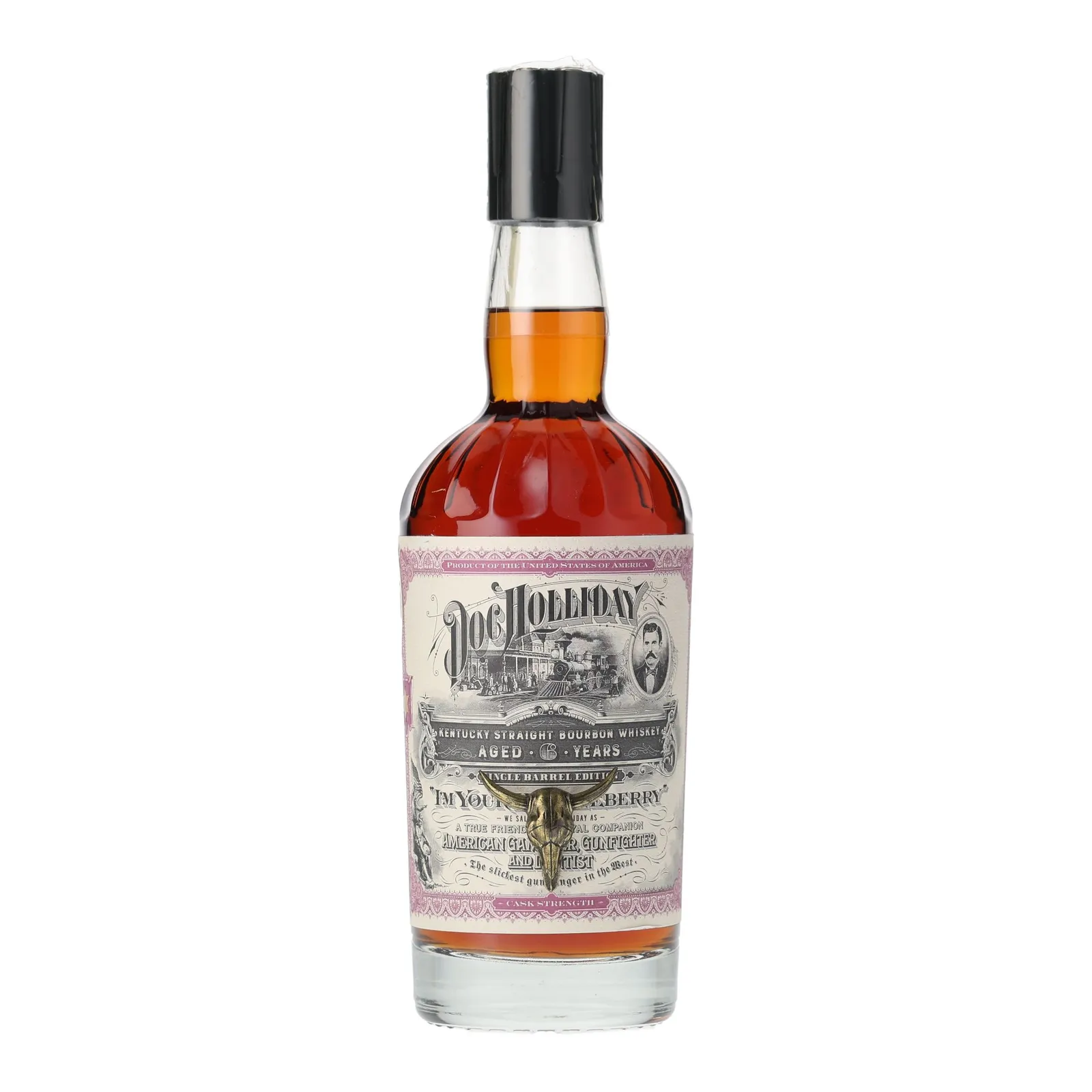 Doc Holliday I'm Your Huckleberry 6 Year Old, World Whiskey Society, 54% whisky bottle