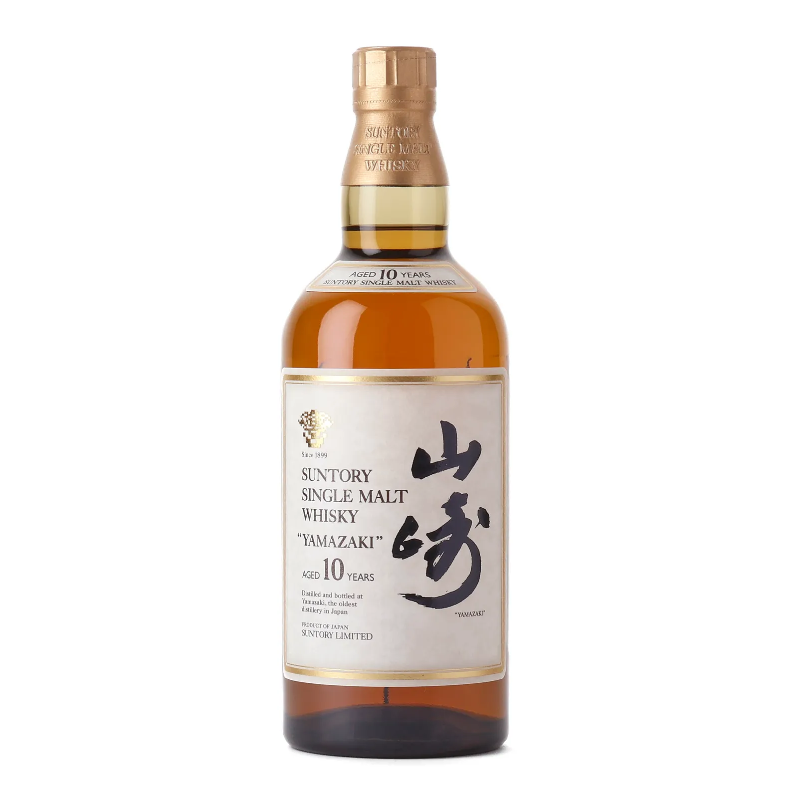 Yamazaki 10 Year Old, 40% whisky bottle
