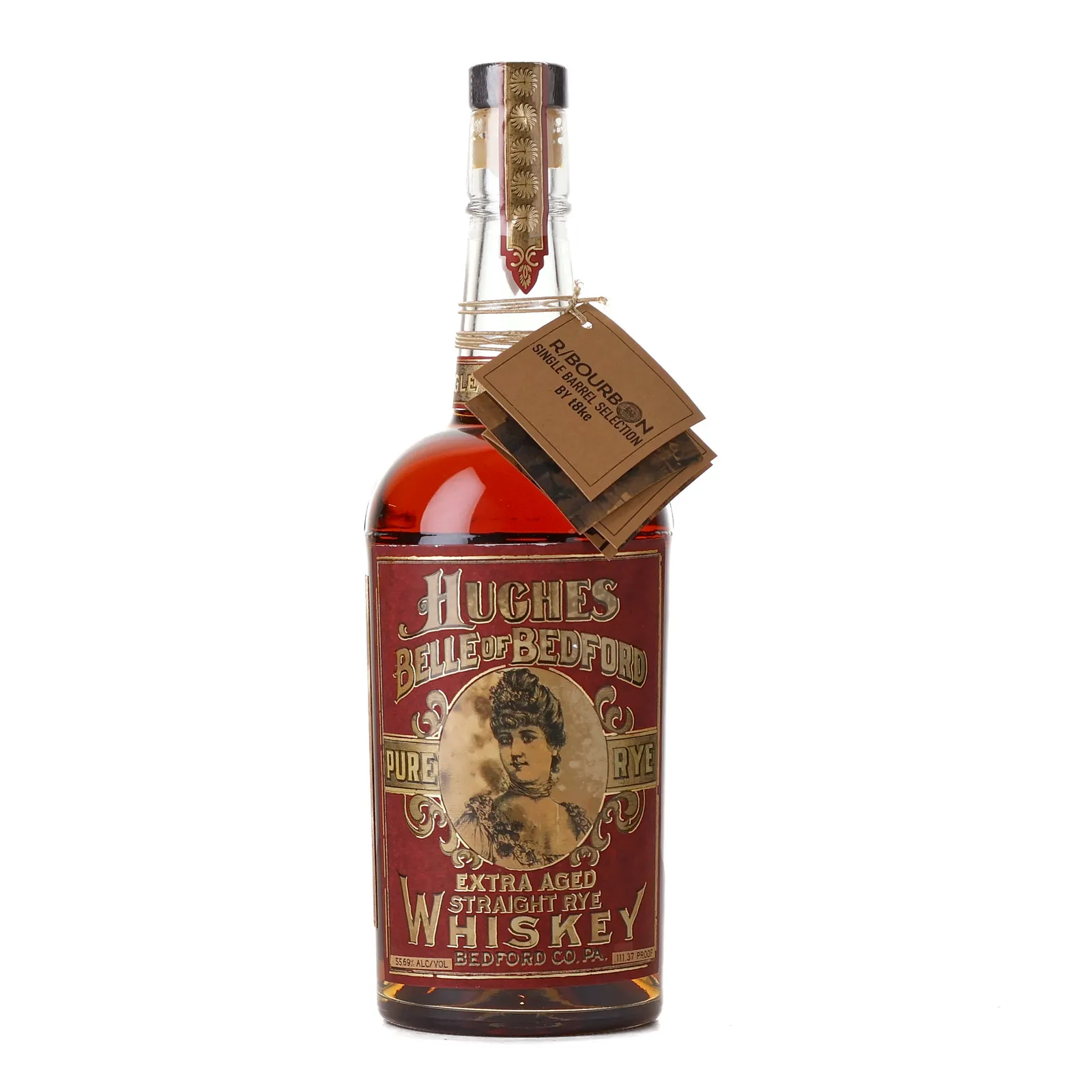 Hughes Belle of Bedford 11 Year Old, Barrel Char No. 4 Cask, Cask #3815, 2012, R/Bourbon, 55.69% whisky bottle