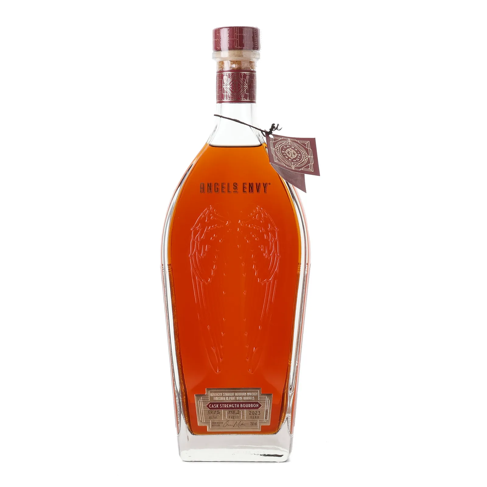 Angel's Envy 'Cask Strength' Bourbon (2023), Port Cask, Batch C12, 2023, 59.1% whisky bottle