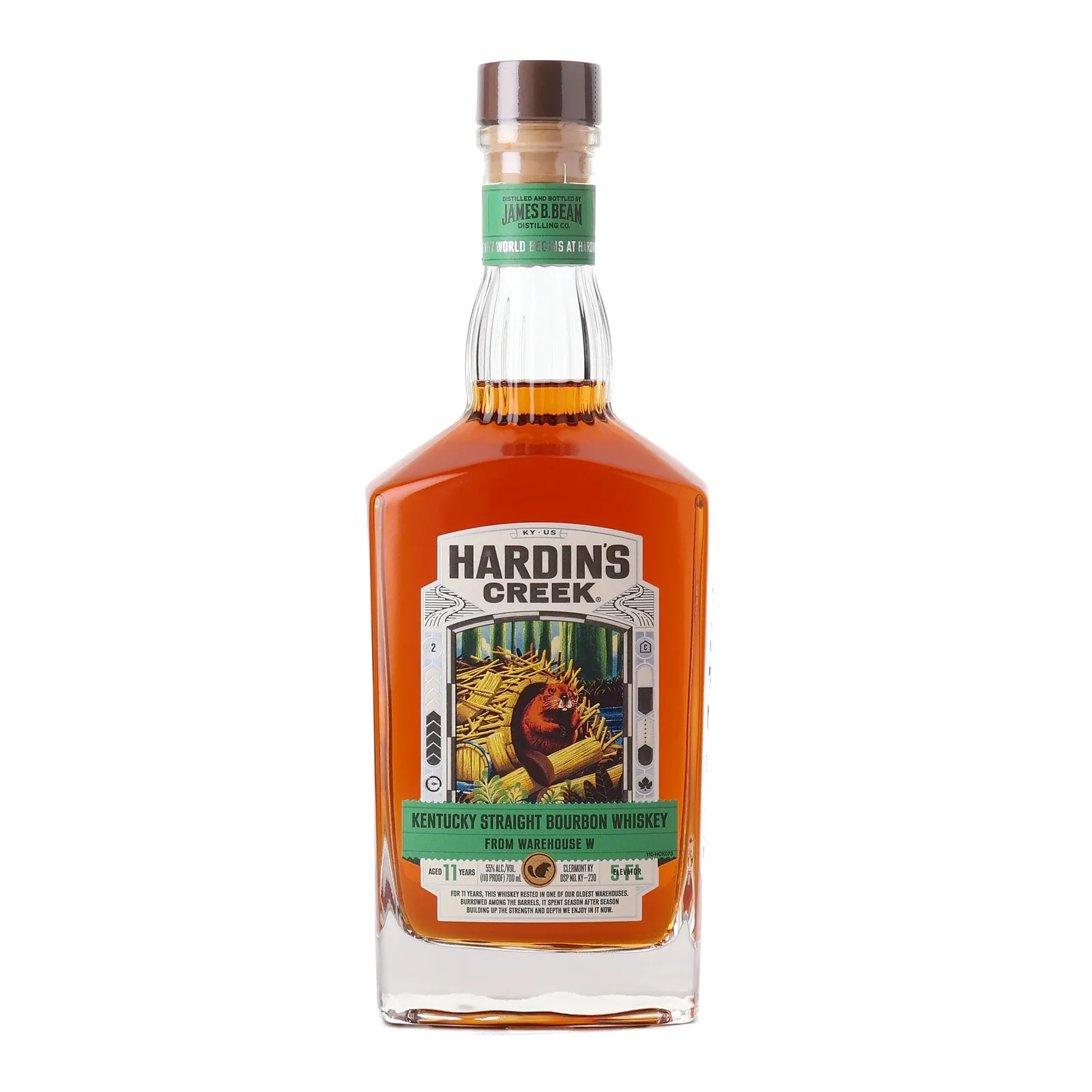 Hardin's Creek Warehouse W 11 Year Old, 55% whisky bottle