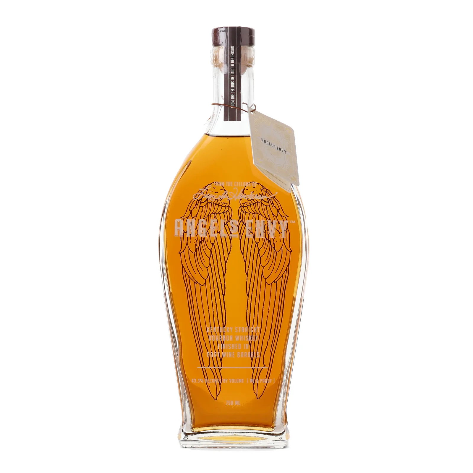 Angel's Envy Cellar Collection - Port Wine Barrels Bourbon 10 Year Old, Port Cask, 2011, 43.3% whisky bottle