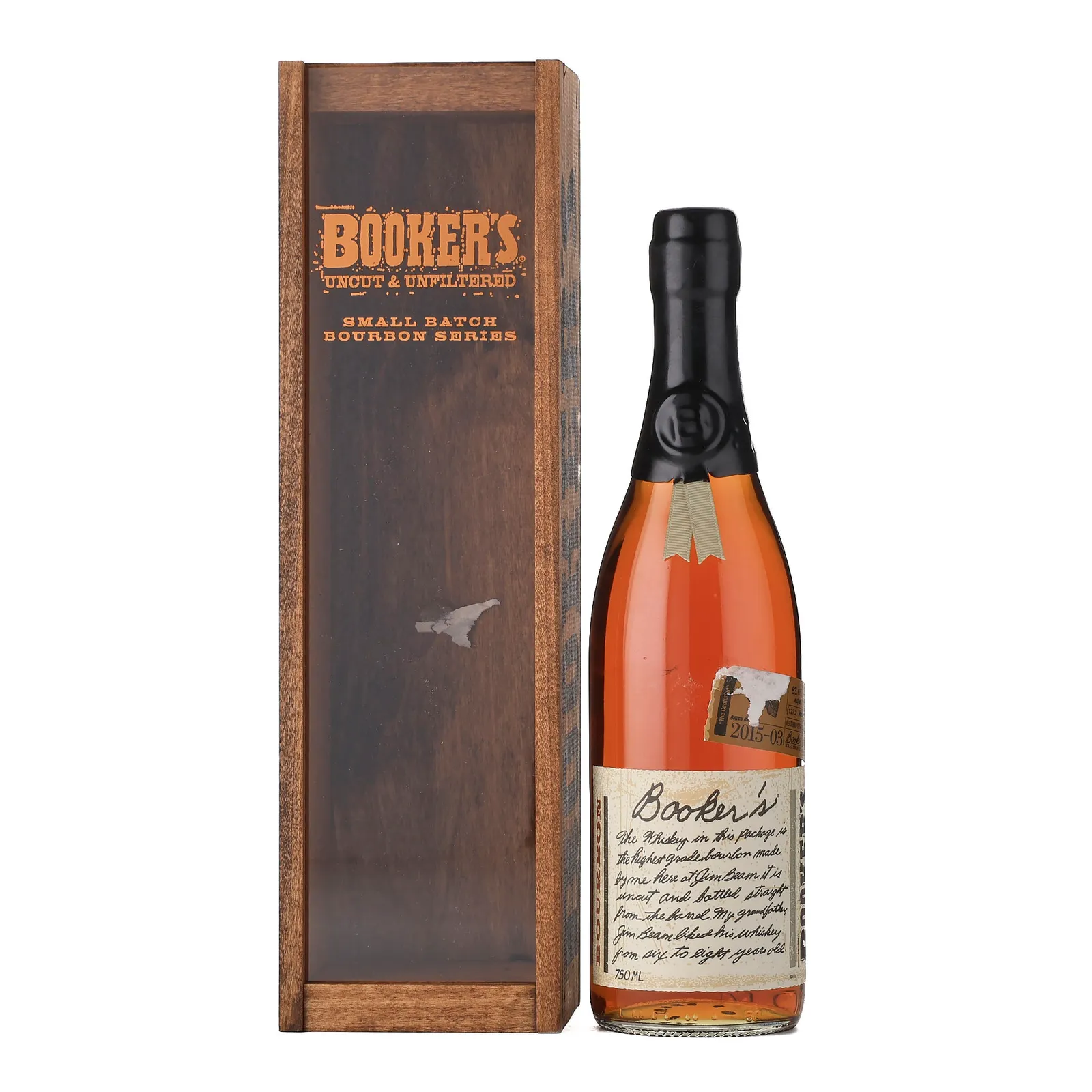 Booker's The Center Cut 7 Year Old, 2015-03, 2015, 63.6% whisky bottle