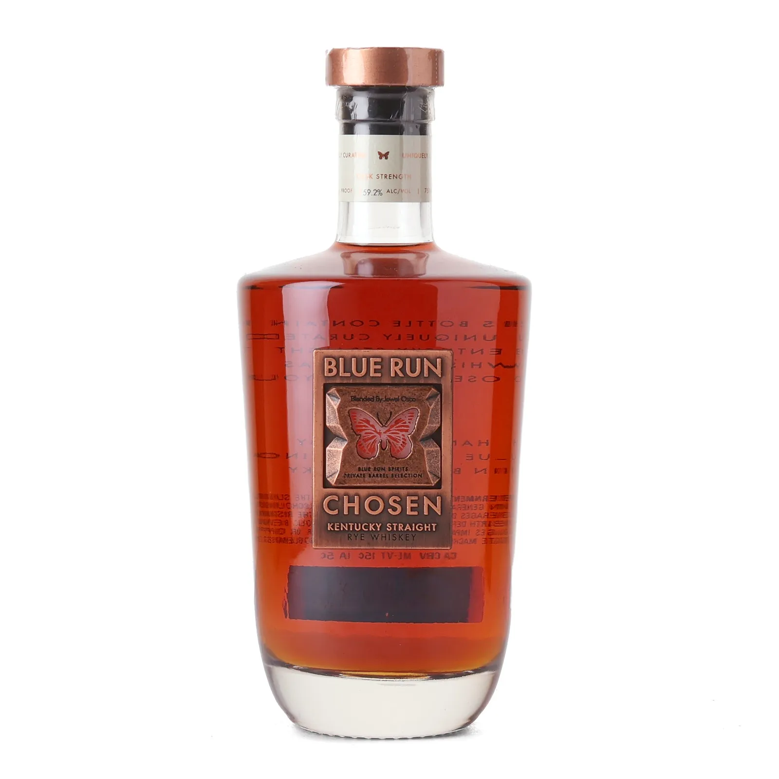 Blue Run Chosen Rye Jewel Osco Private Barrel Selection, 59.2% whisky bottle