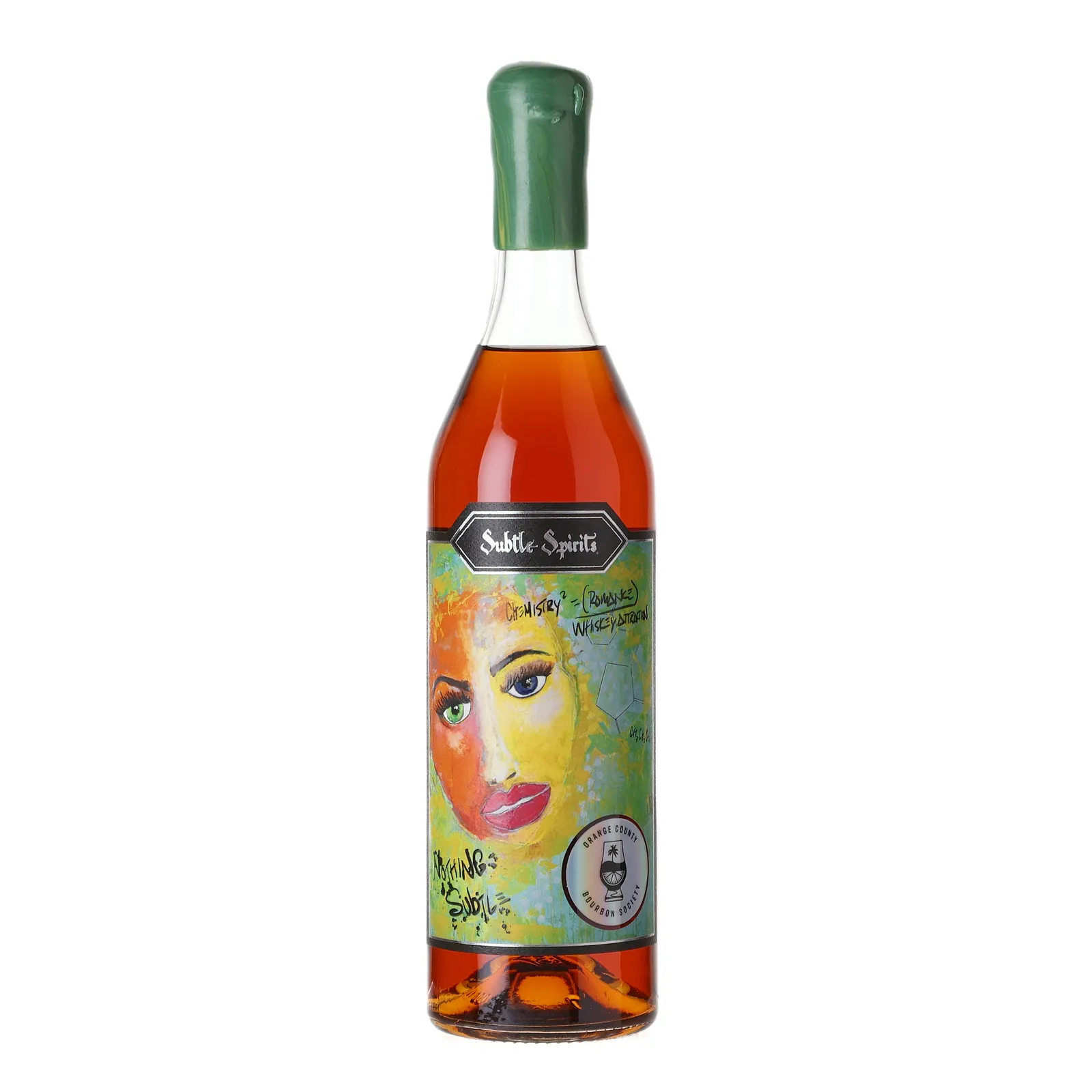 Subtle Spirits Nothing Subtle Orange County Bourbon Society 8 Year Old, Cask #55, 55.5% whisky bottle
