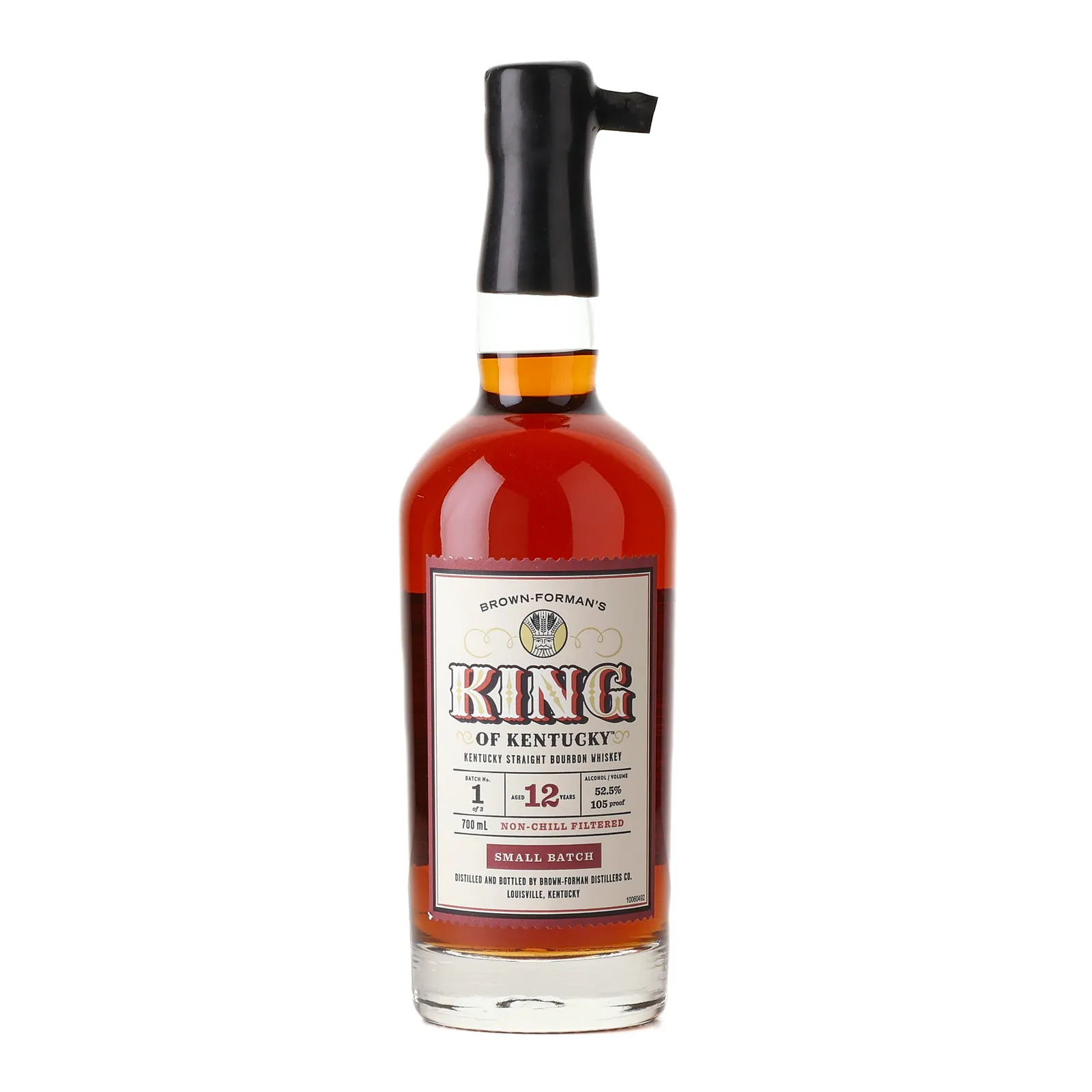 King of Kentucky Small Batch No. 12 Year Old, Batch No. 1, 2026, 52.5% whisky bottle