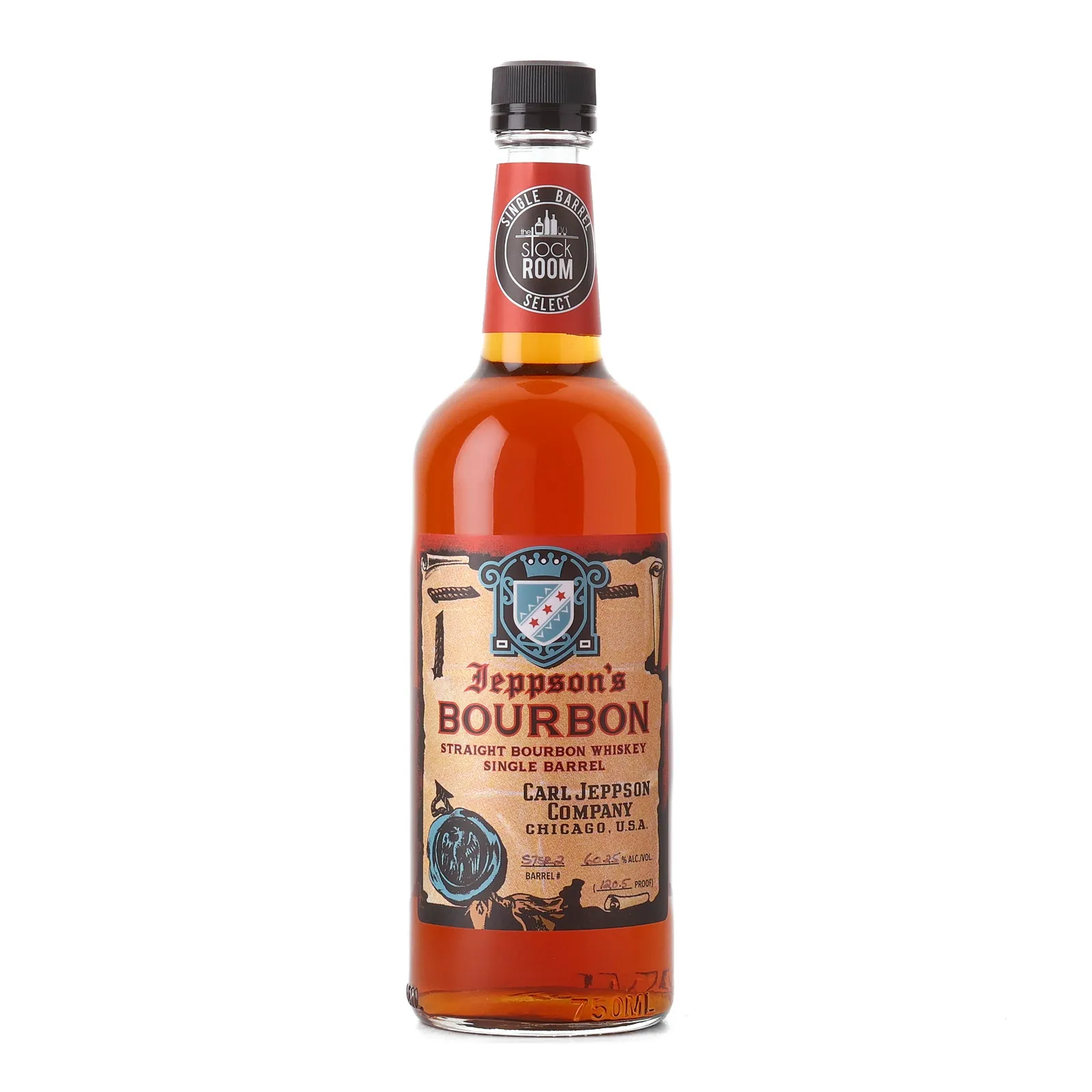 Jeppson's Bourbon Stock Room Private Barrel Selection, Cask #S7SR2, 60.2% whisky bottle