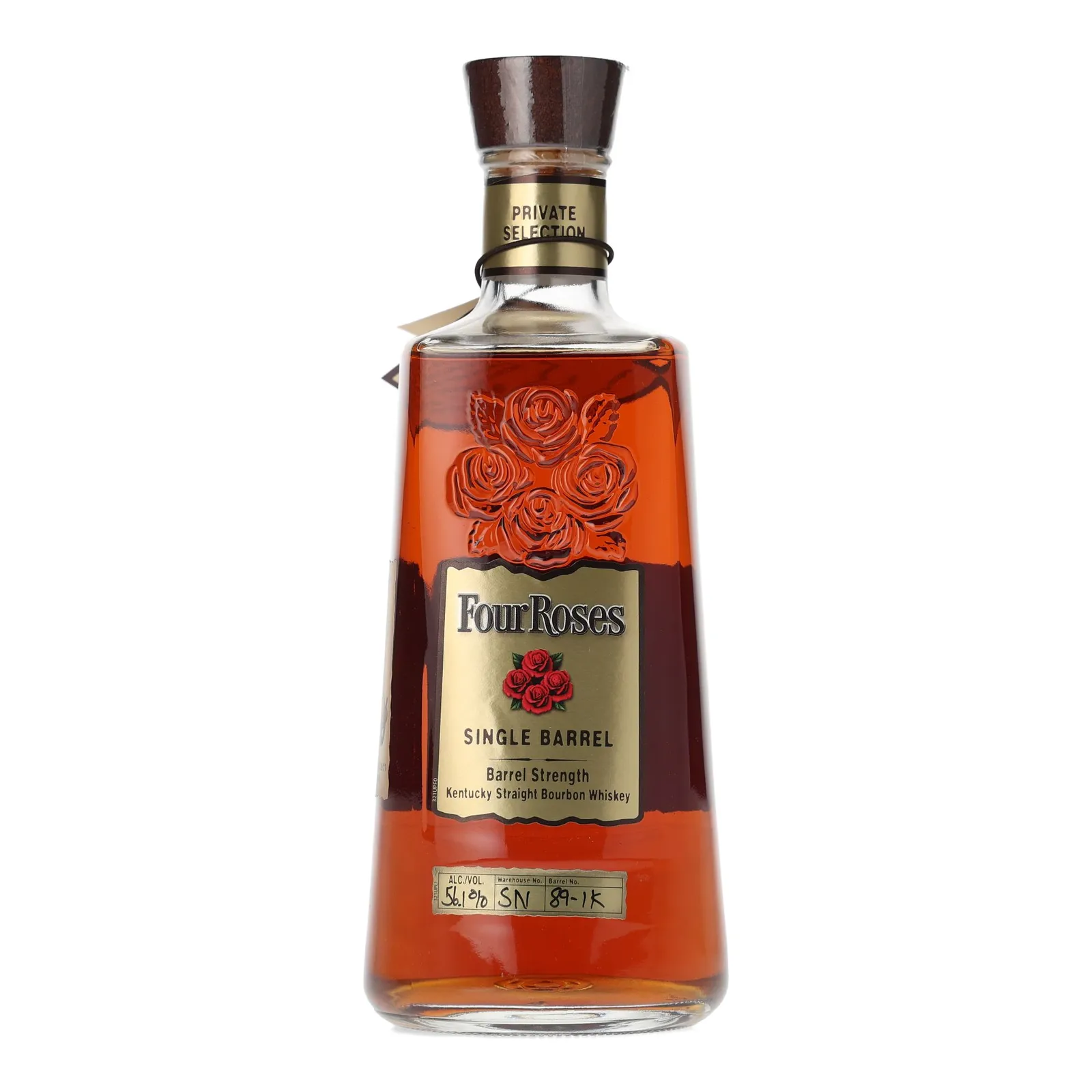 Four Roses Single Barrel Private Selection OESO 10 Year Old, Cask #89-1K, 2011, 56.1% whisky bottle