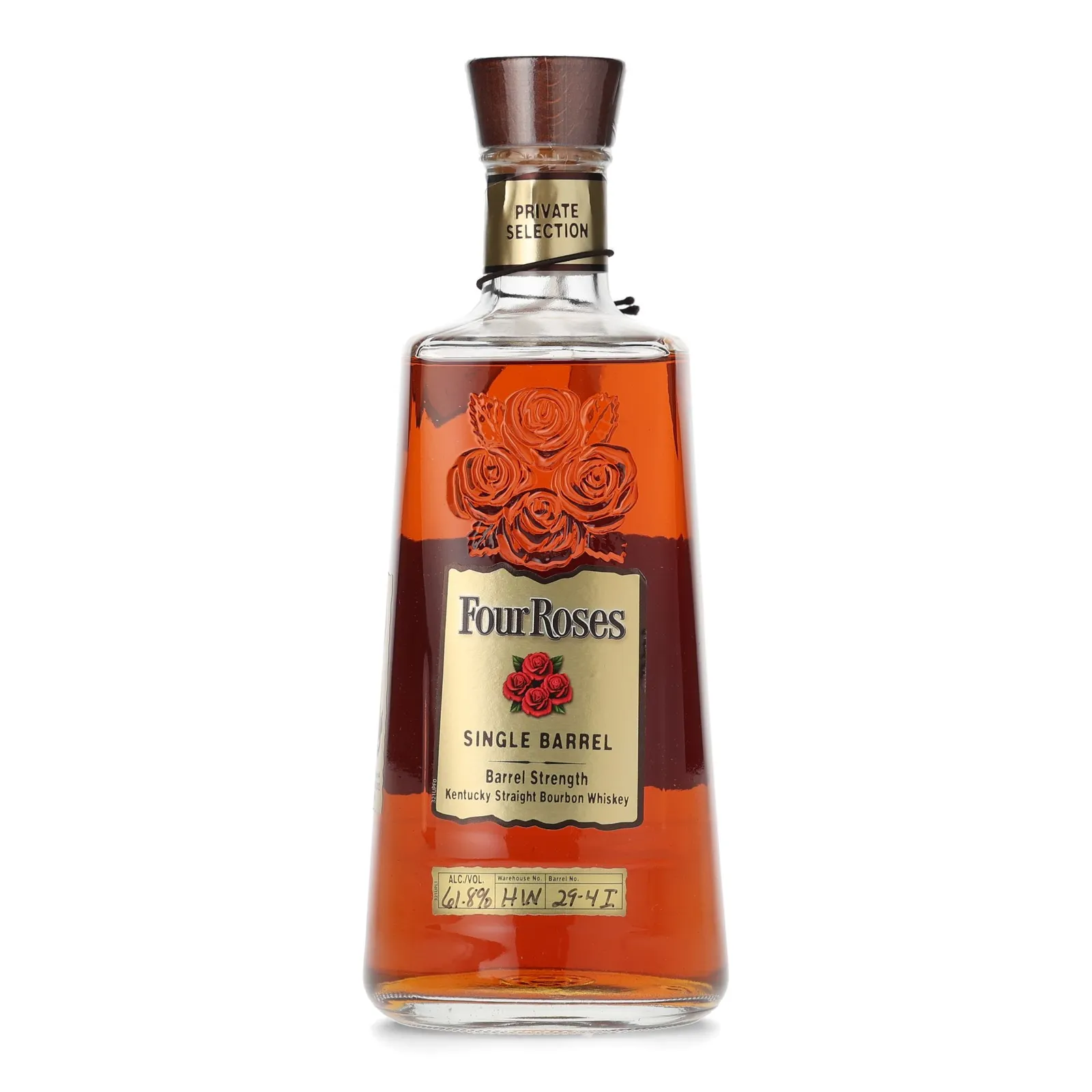 Four Roses Single Barrel OBSF 10 Year Old, Cask #29-4I, 2012, 61.8% whisky bottle