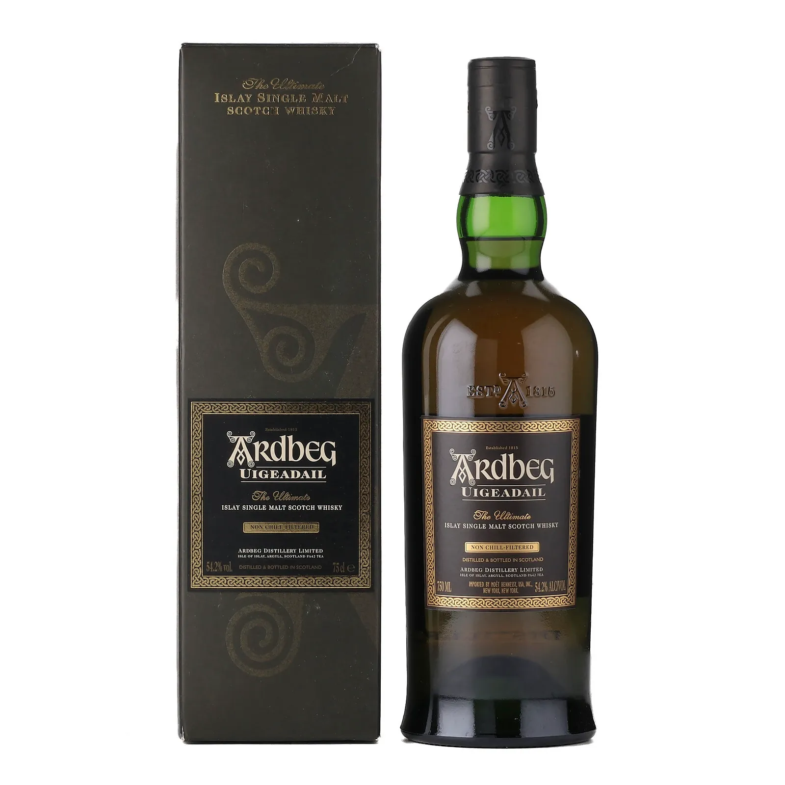 Ardbeg Uigeadail, Bourbon & Sherry Cask, 54.2% whisky bottle