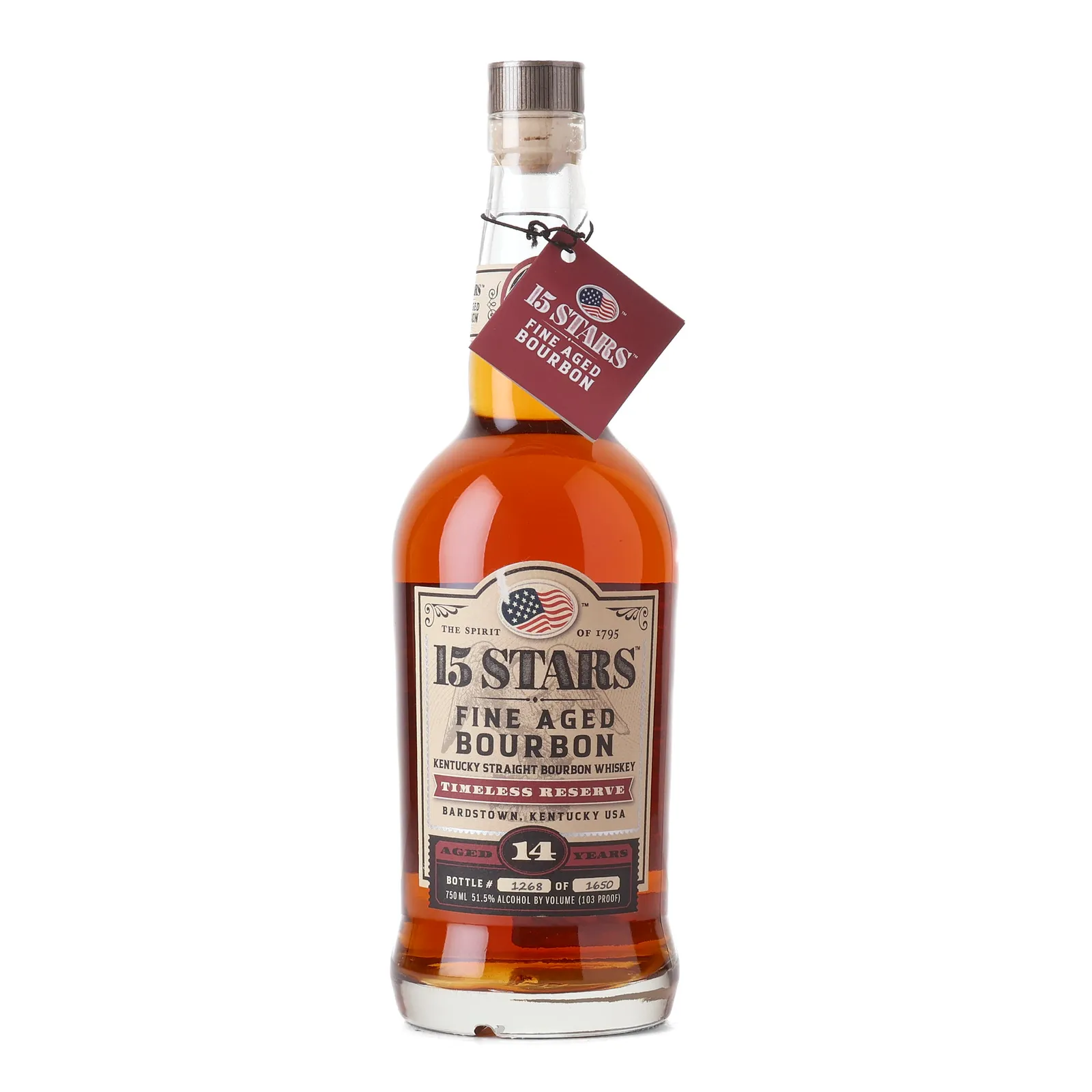 15 Stars Timeless Reserve 14 Year Old, Batch No. 1, 51.5% whisky bottle