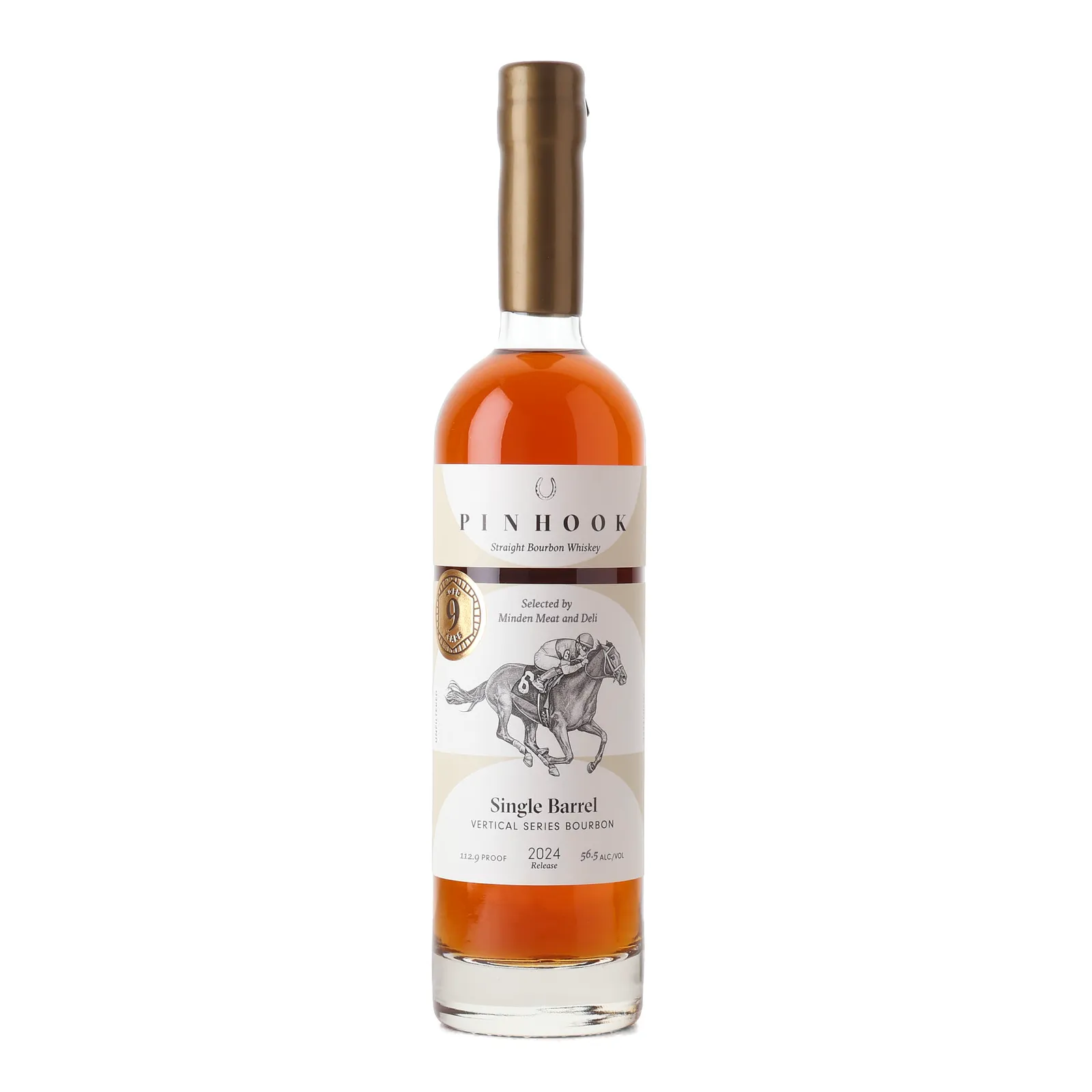 Pinhook Vertical Series Minden Meat & Deli Single Barrel 9 Year Old, Cask #2541, 2024, 56.5% whisky bottle