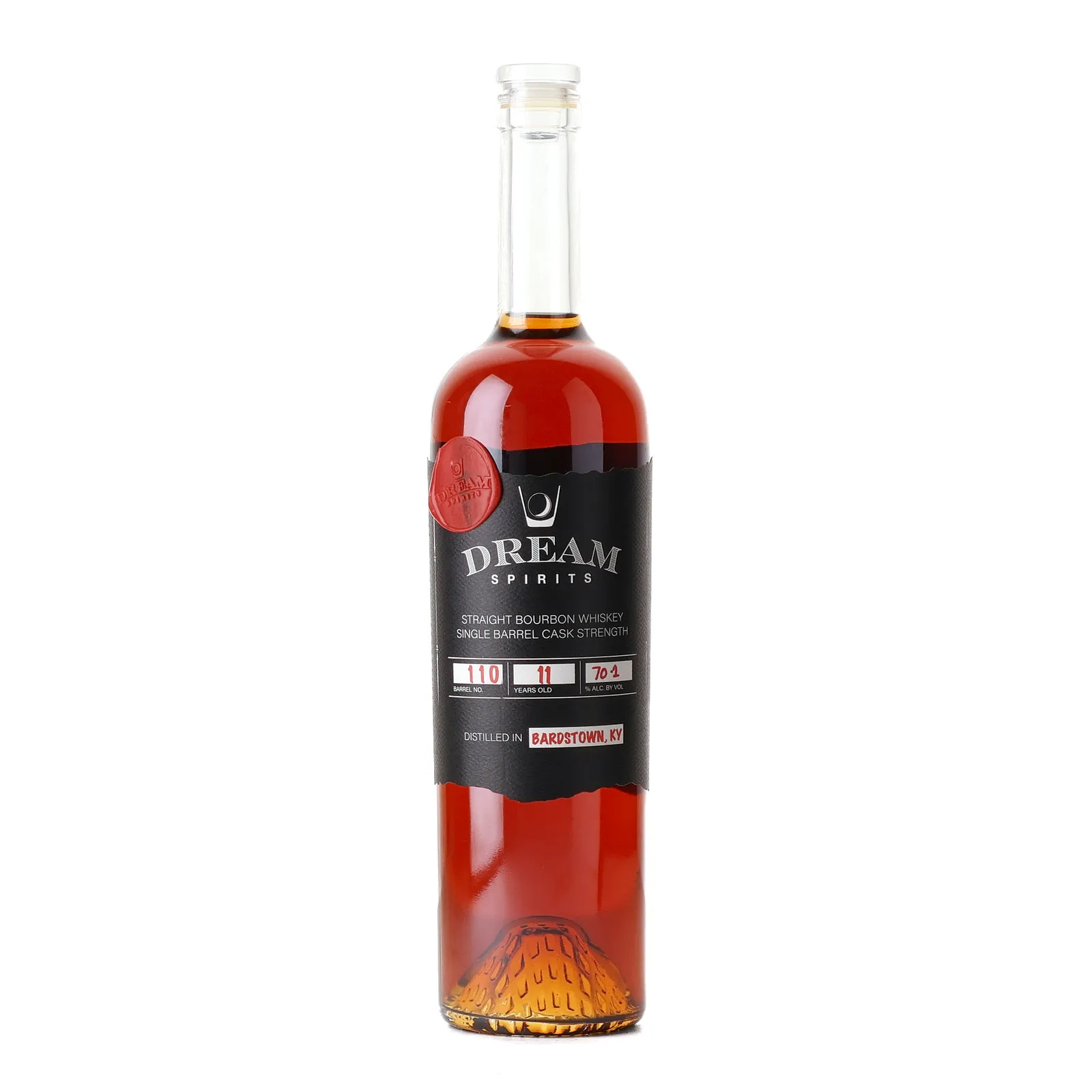 Dream Spirits Universal's Dream Private Barrel Selection 11 Year Old, Cask #110, Batch No. HAZMAT, 70.1% whisky bottle
