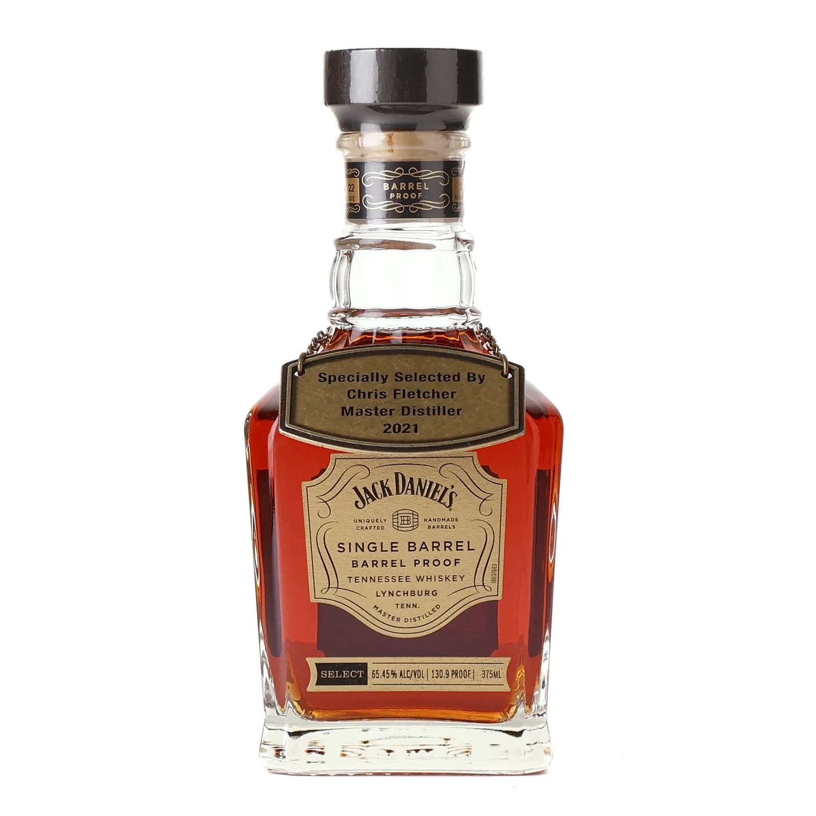 Jack Daniel's Single Barrel Barrel Proof Tennessee Whiskey, 2022, 65.45% whisky bottle