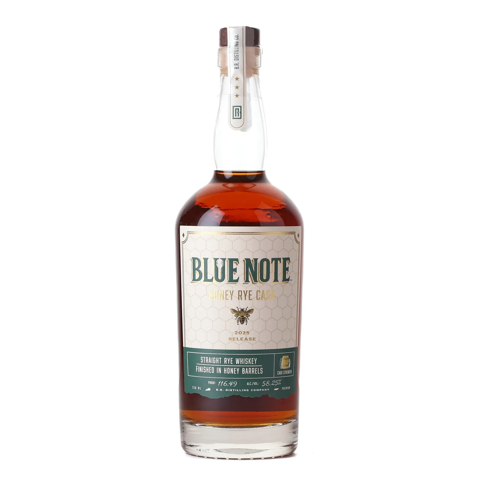 Blue Note Honey Rye Cask Strength 3 Year Old, Honey Cask, 2025, 58.25% whisky bottle