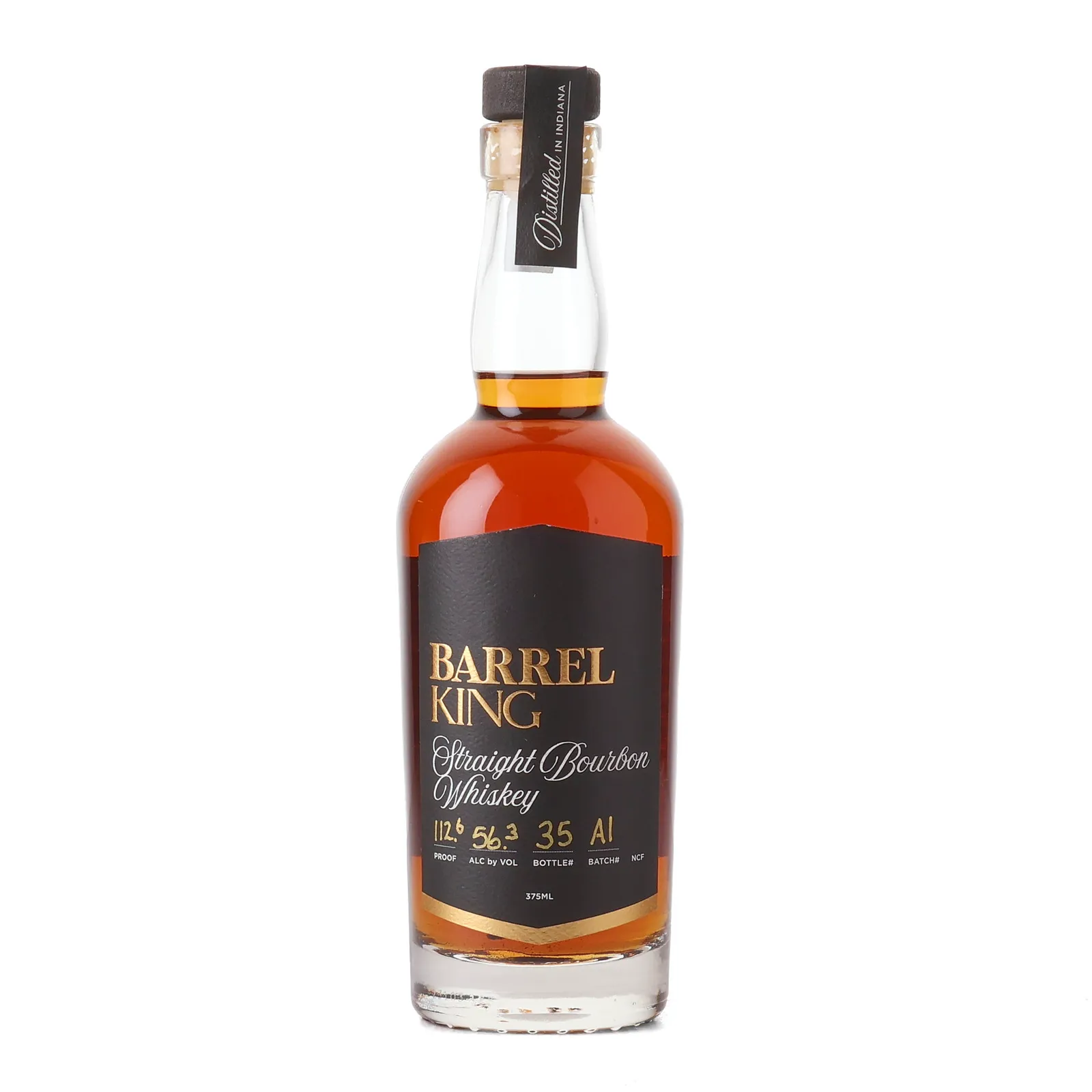 Barrel King Straight Bourbon Whiskey, Batch No. 35, 56.3% whisky bottle