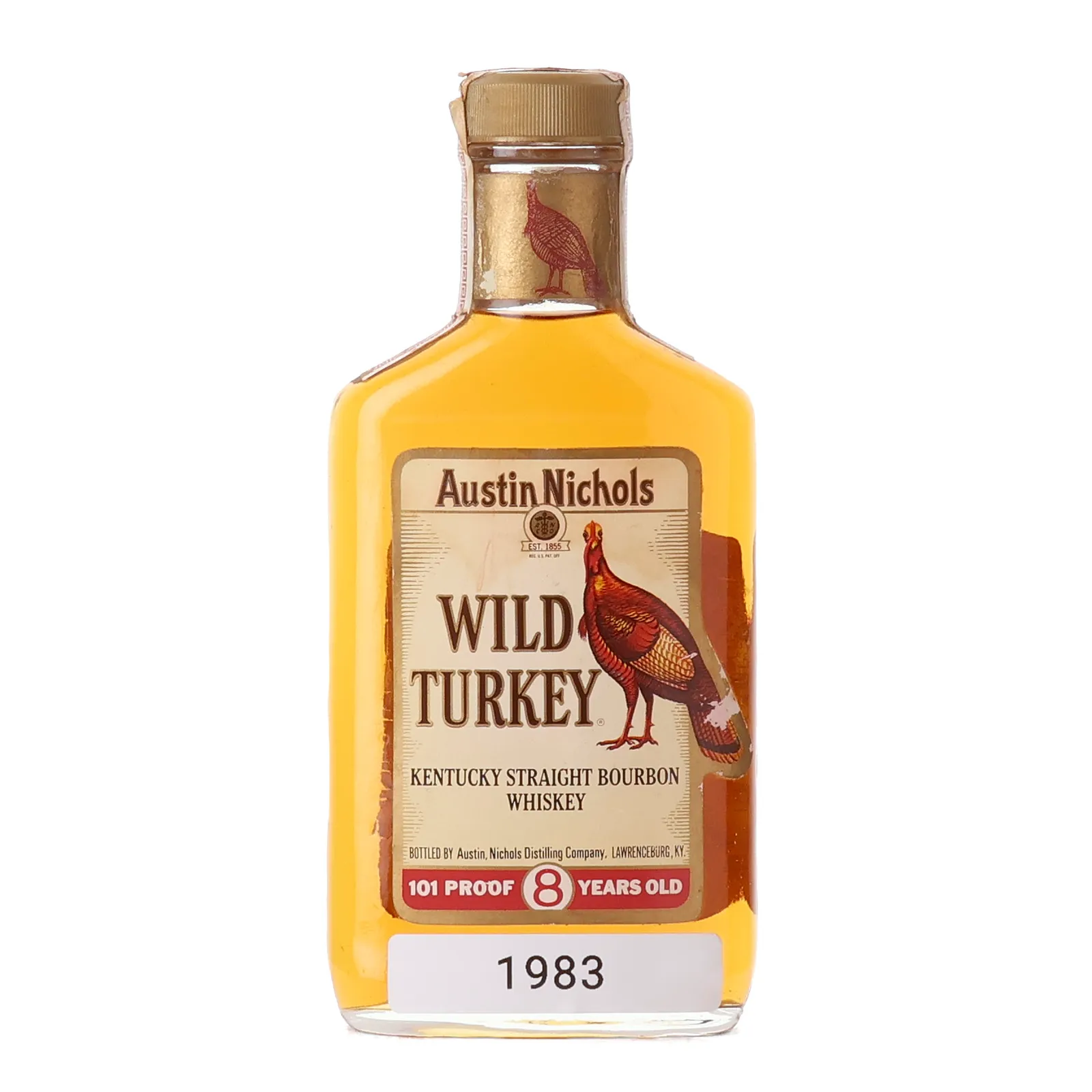 Wild Turkey 8 Year Old, 101 Proof, 50.5% whisky bottle