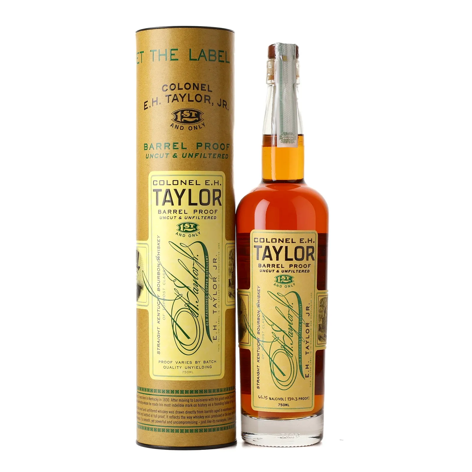Colonel E.H. Taylor Barrel Proof, Batch No. 9, 2020, 65.2% whisky bottle