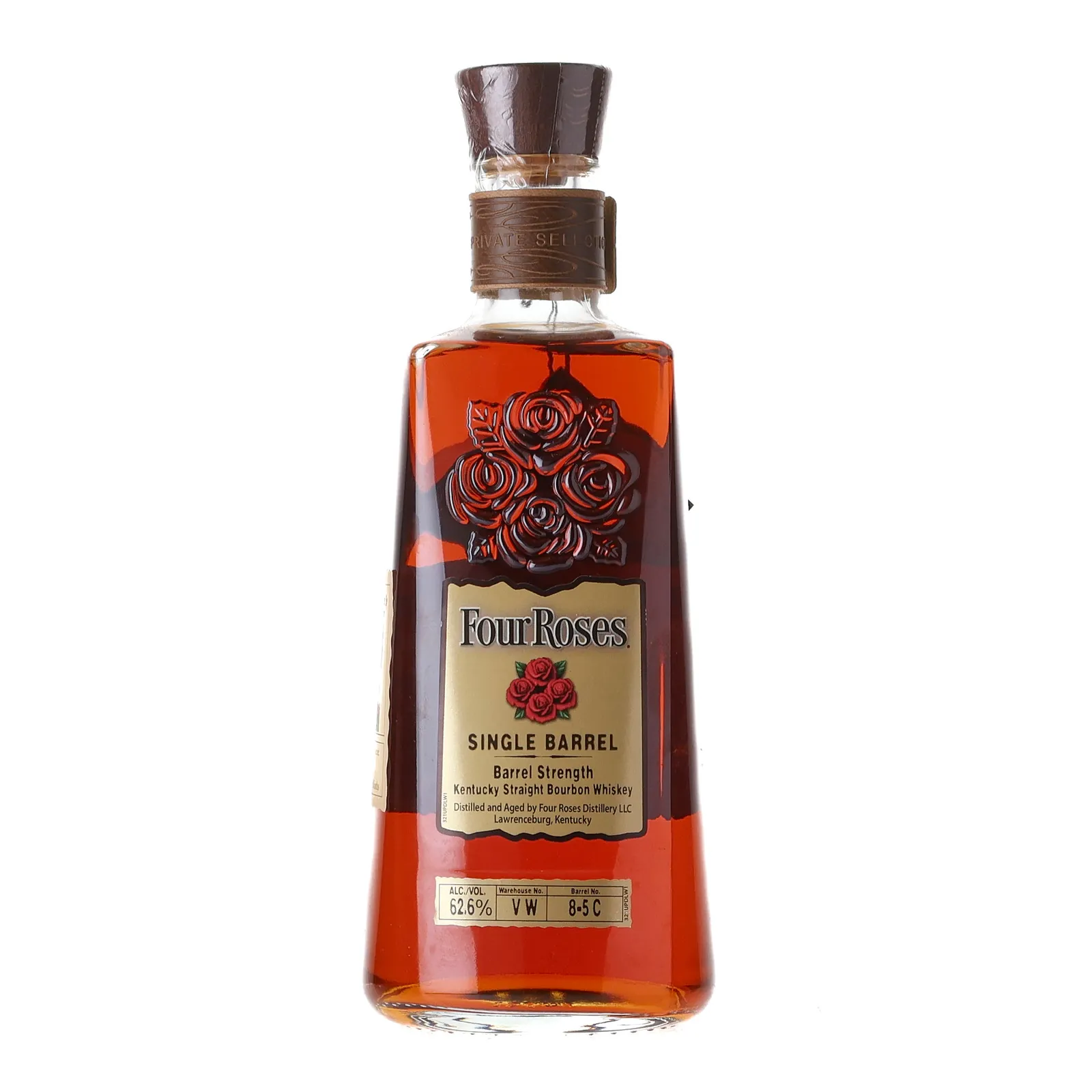 Four Roses Barrel Strength OBSF Private Selection 10 Year Old, Cask #8-5C, Batch No. VW 8-5C, 2023, 62.6% whisky bottle