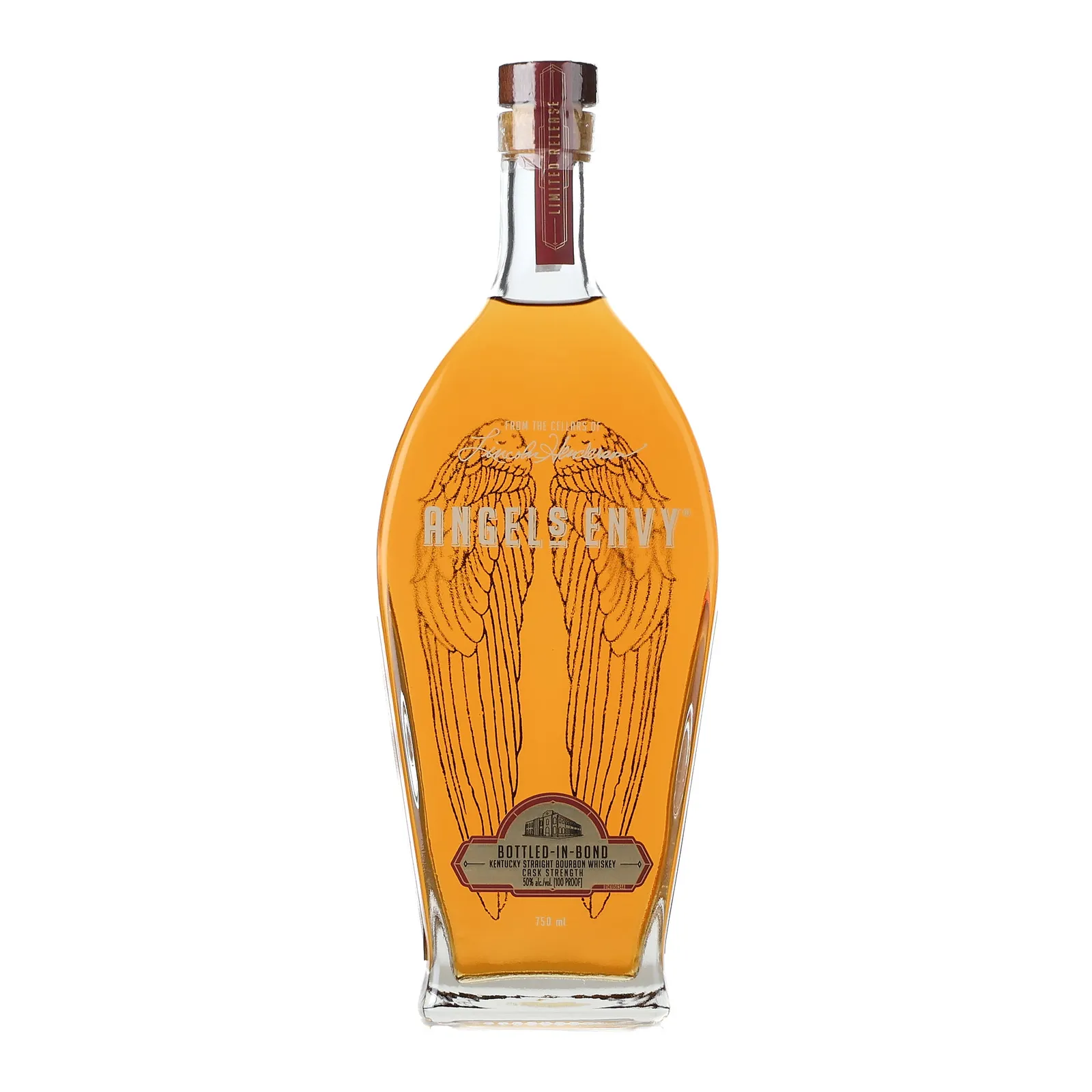 Angel's Envy Bottled-in-Bond Cask Strength, 2024, 50% whisky bottle