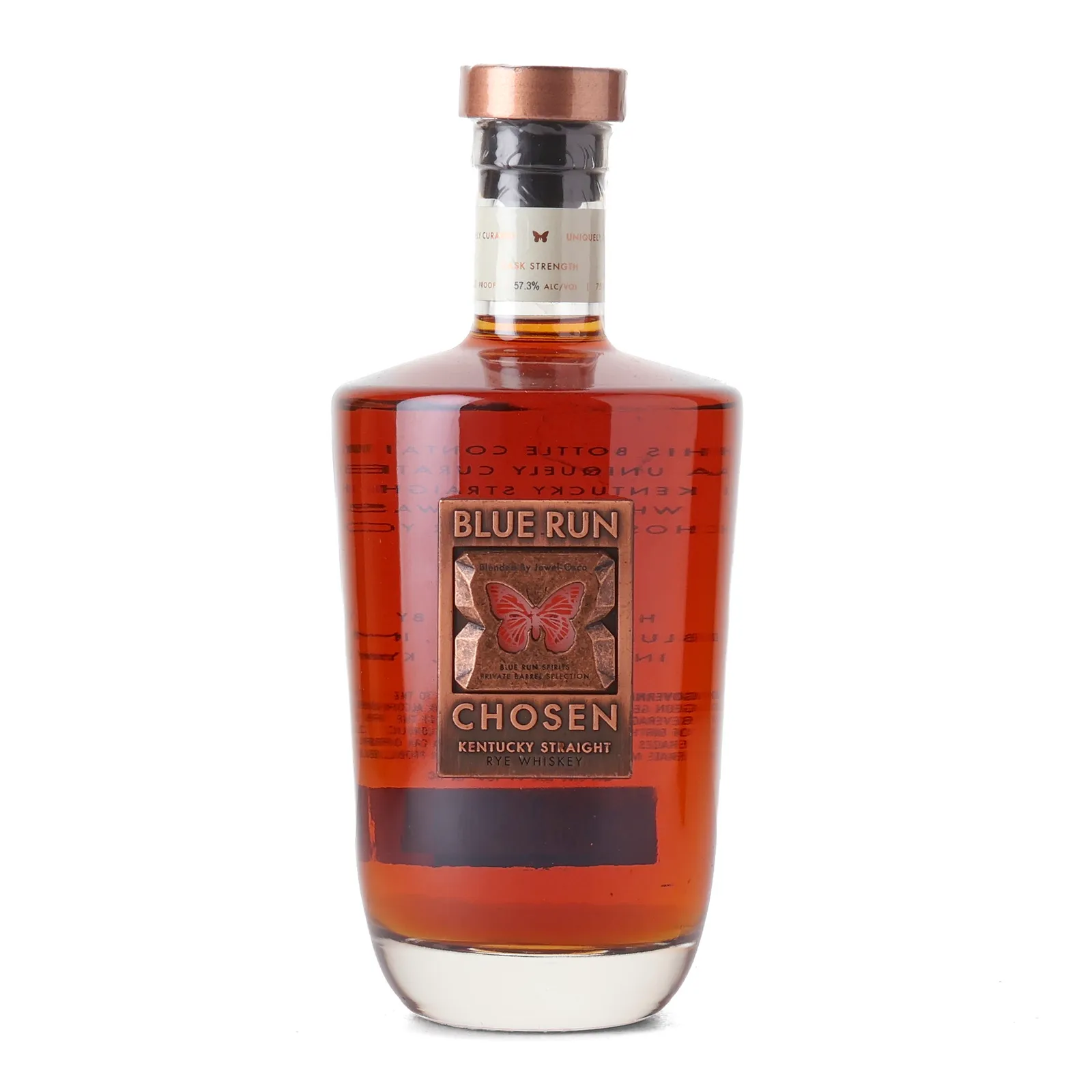 Blue Run Chosen Rye Jewel-Osco Private Barrel Selection, 57.3% whisky bottle