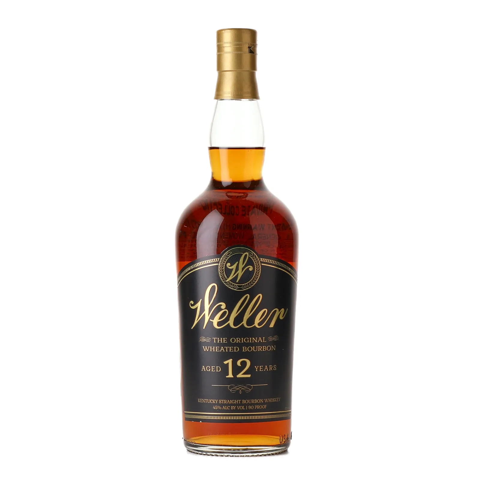 W.L. Weller 12 Year Old, American Oak Cask, 2025, 45% whisky bottle