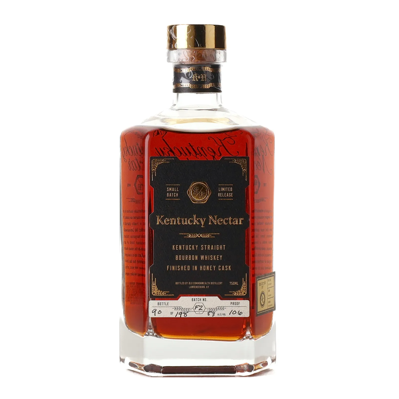 Kentucky Nectar Honey Cask Bourbon, Cask #Founders 2, Batch No. F2, 2025, 53% whisky bottle