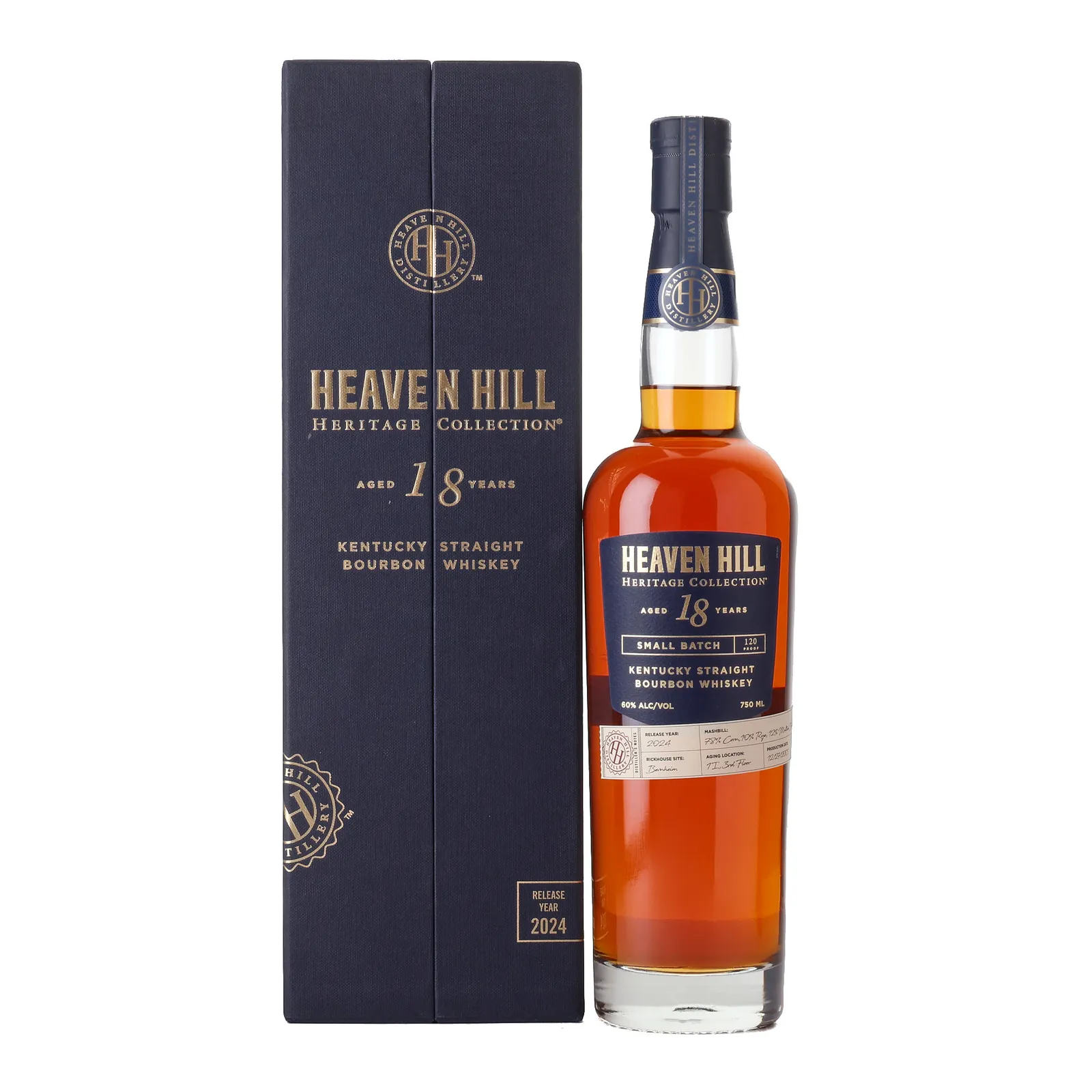 Heaven Hill Heritage Collection 18 Year Old, 2024, 60% whisky bottle