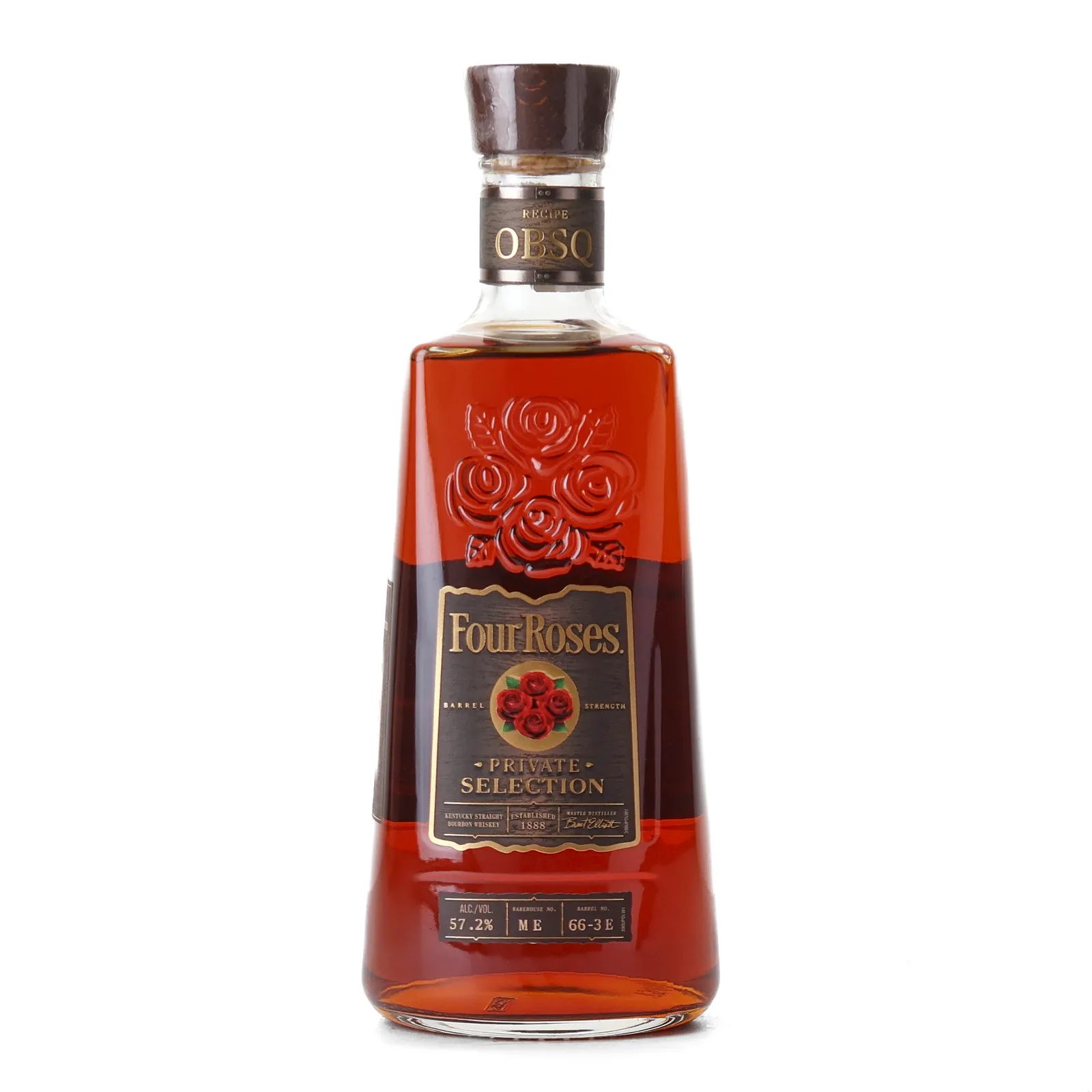 Four Roses Private Selection OBSQ Mother's Day 14 Year Old, New Charred Oak Cask, 2026, 57.2% whisky bottle