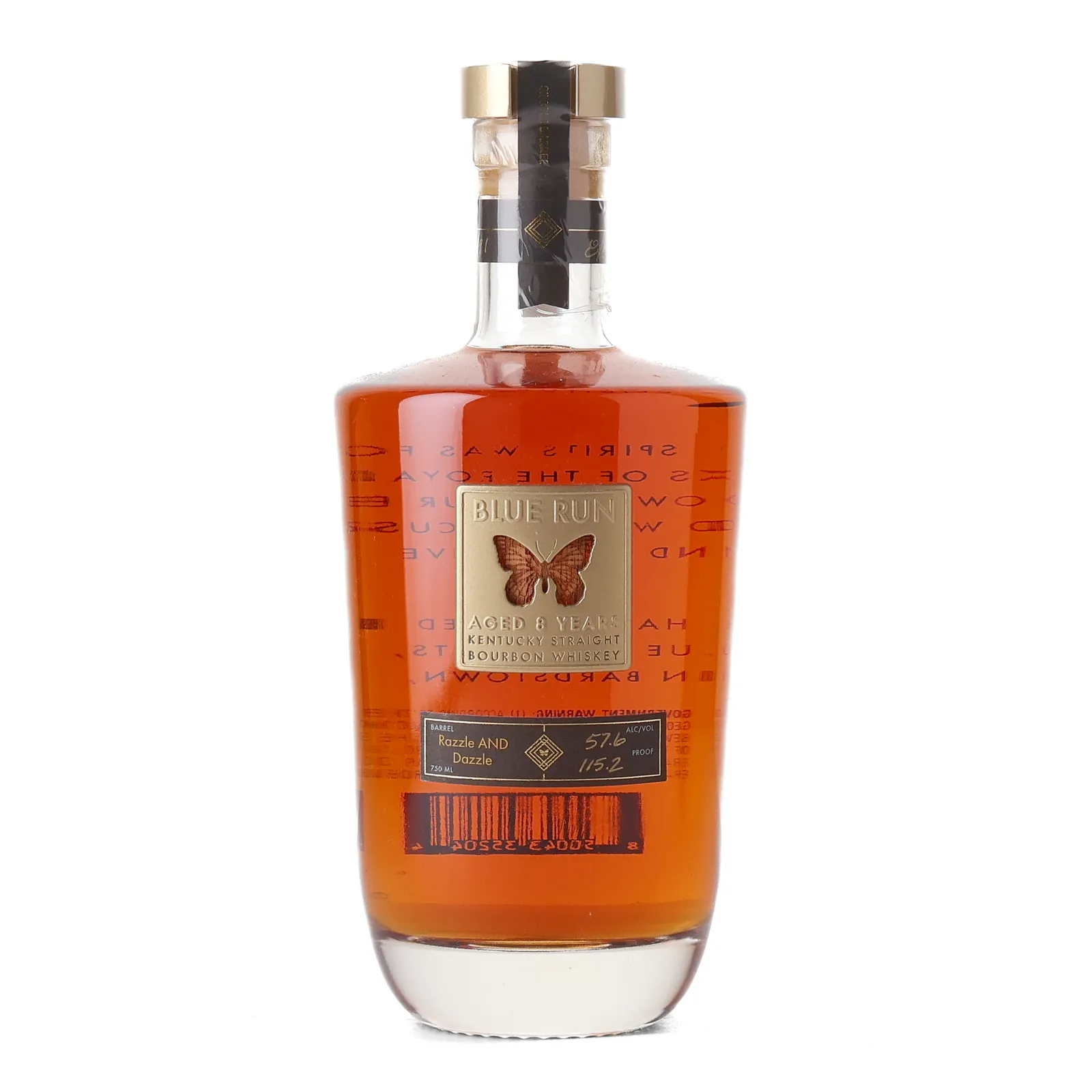 Blue Run Chosen Bourbon Razzle & Dazzle Private Barrel Selection 8 Year Old, New Charred Oak Cask, 2023, 57.6% whisky bottle