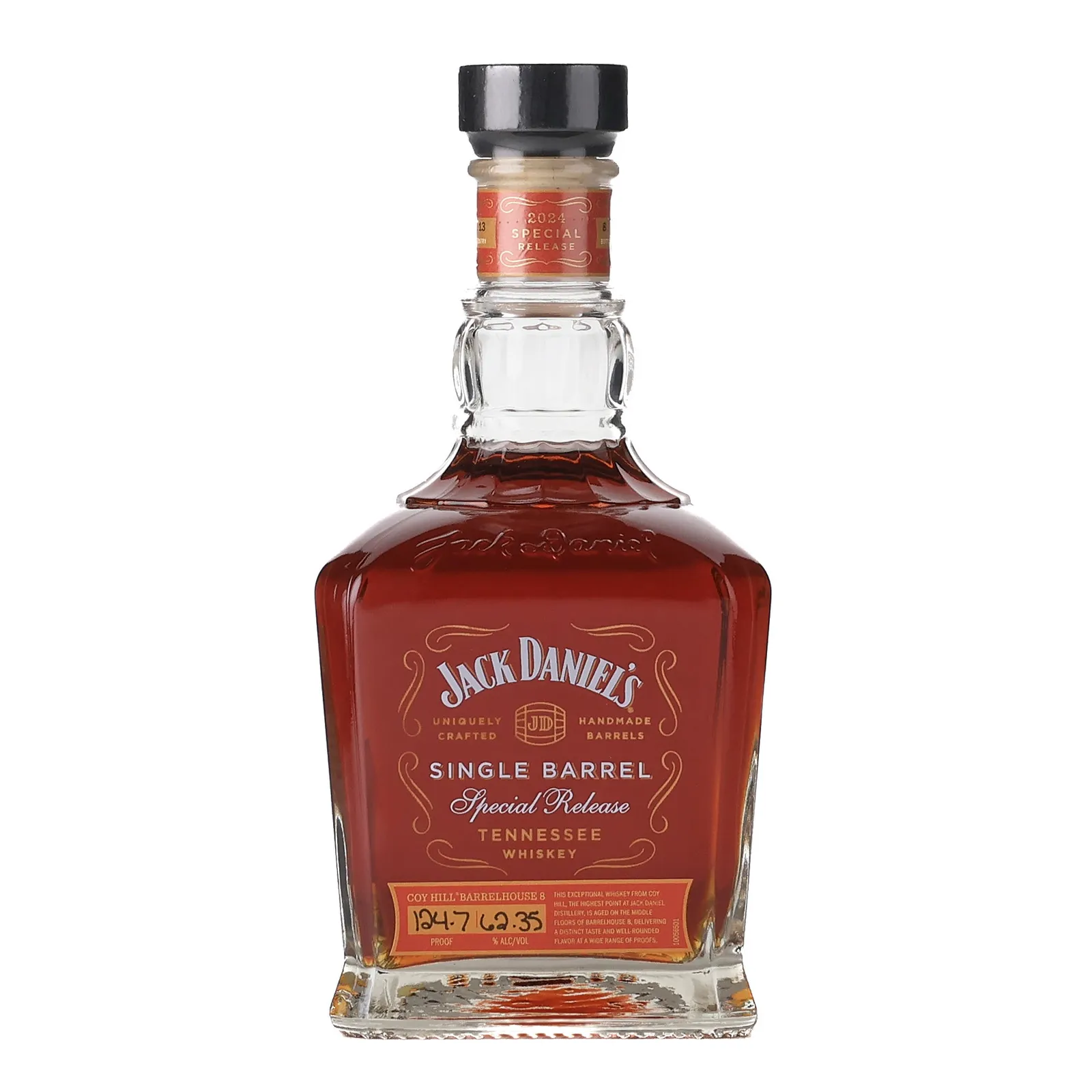 Jack Daniel's Coy Hill Barrelhouse 8 Single Barrel Special Release 11 Year Old, Cask #24-07272, 2024, 62.35% whisky bottle