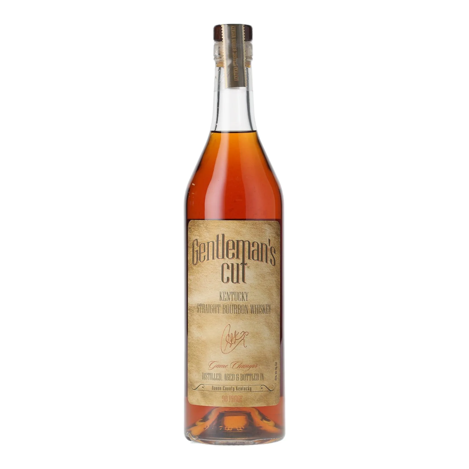 Gentleman's Cut Game Changer, New Charred Oak Cask, 45% whisky bottle