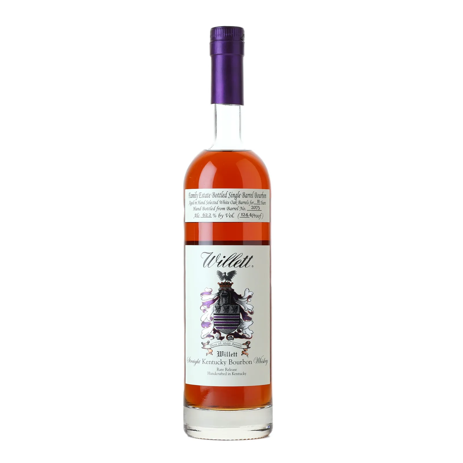 Willett Family Estate Big Ole Jet Airliner 11 Year Old, White Oak Cask, Cask #2075, 62.2% whisky bottle