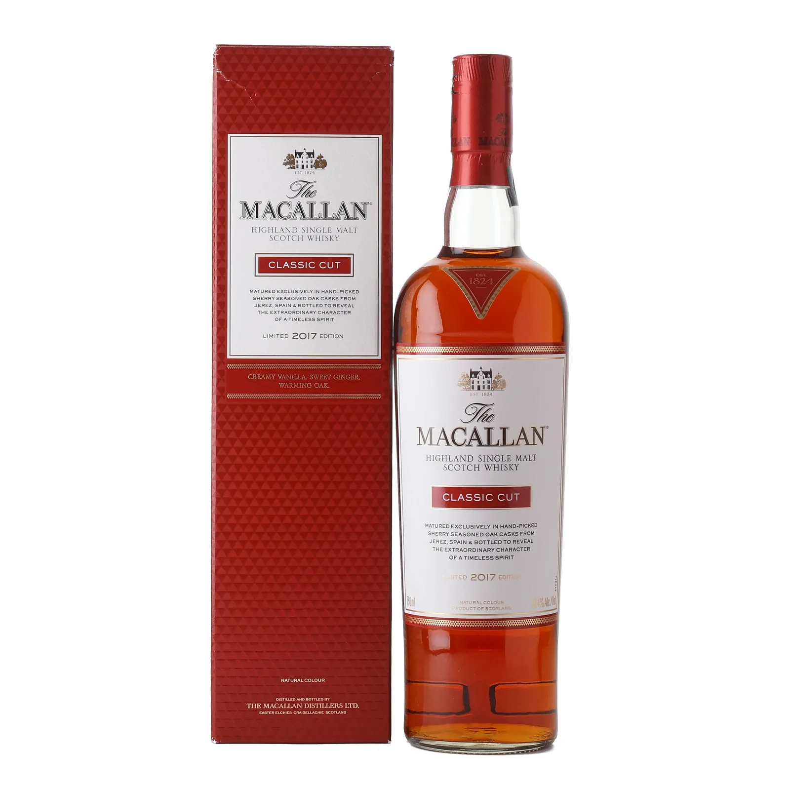 Macallan Classic Cut, Sherry Cask, 2017, 58.4%, 75cl whisky bottle