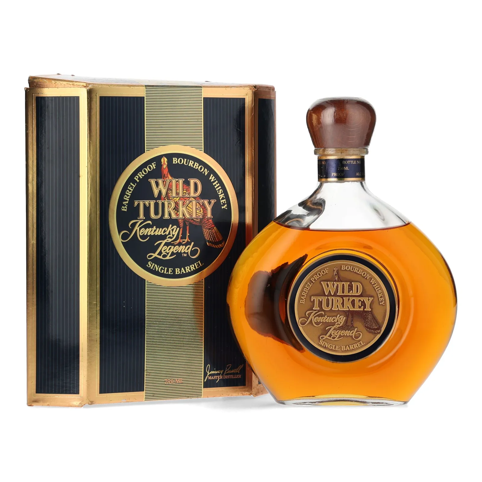 Wild Turkey Kentucky Legend Single Barrel, New Charred Oak Cask, Cask #D-33-3, 1998, 56.4% whisky bottle