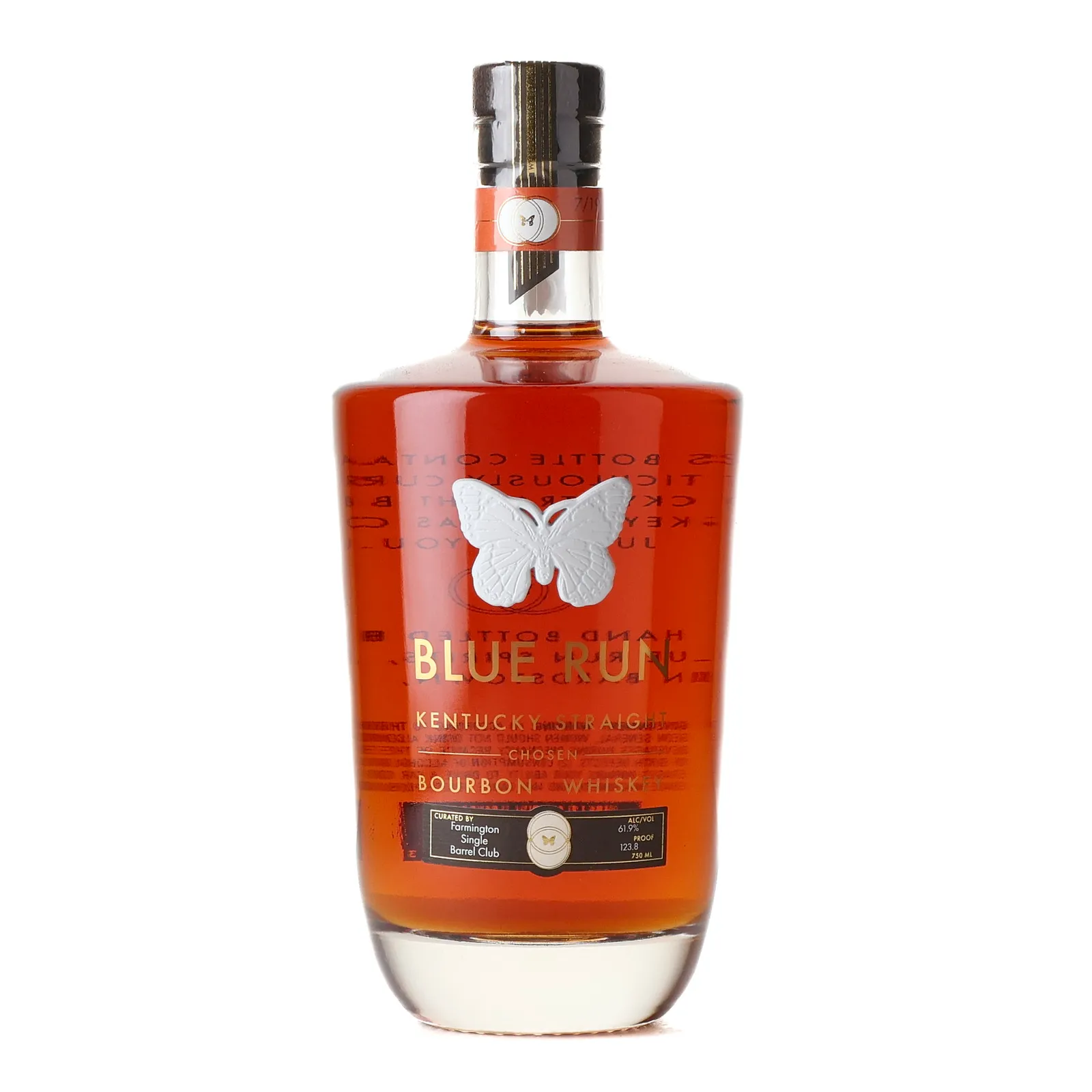 Blue Run Chosen Bourbon Farmington Private Barrel Selection, 2023, 61.9% whisky bottle