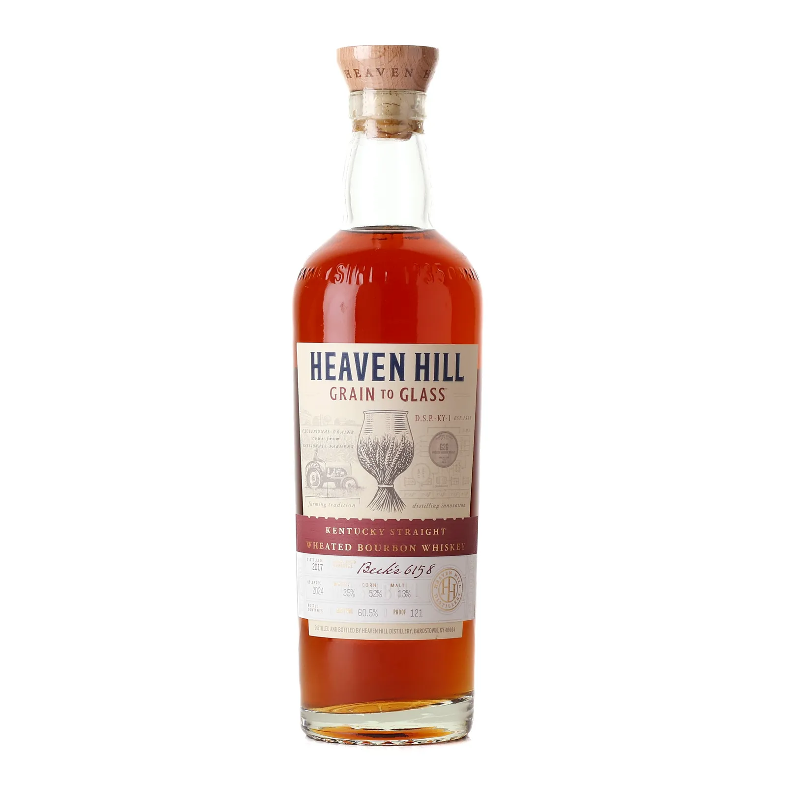 Heaven Hill Grain to Glass 7 Year Old, 2024, 60.5% whisky bottle