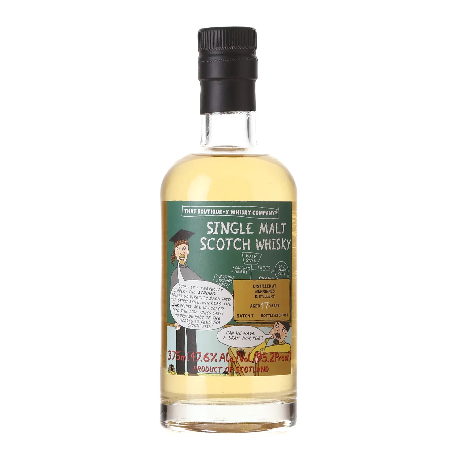 Benrinnes 17 Year Old, Batch No. 7, That Boutique-y Whisky Company, 47.6% whisky bottle