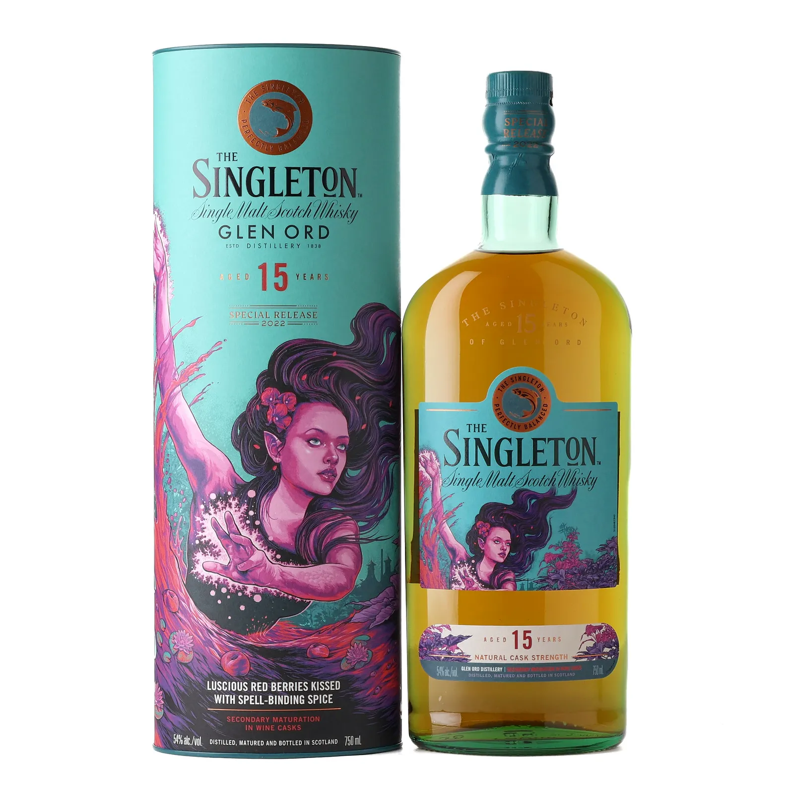 Glen Ord Singleton Special Release 15 Year Old, Wine Cask, 2022, 54.2% whisky bottle