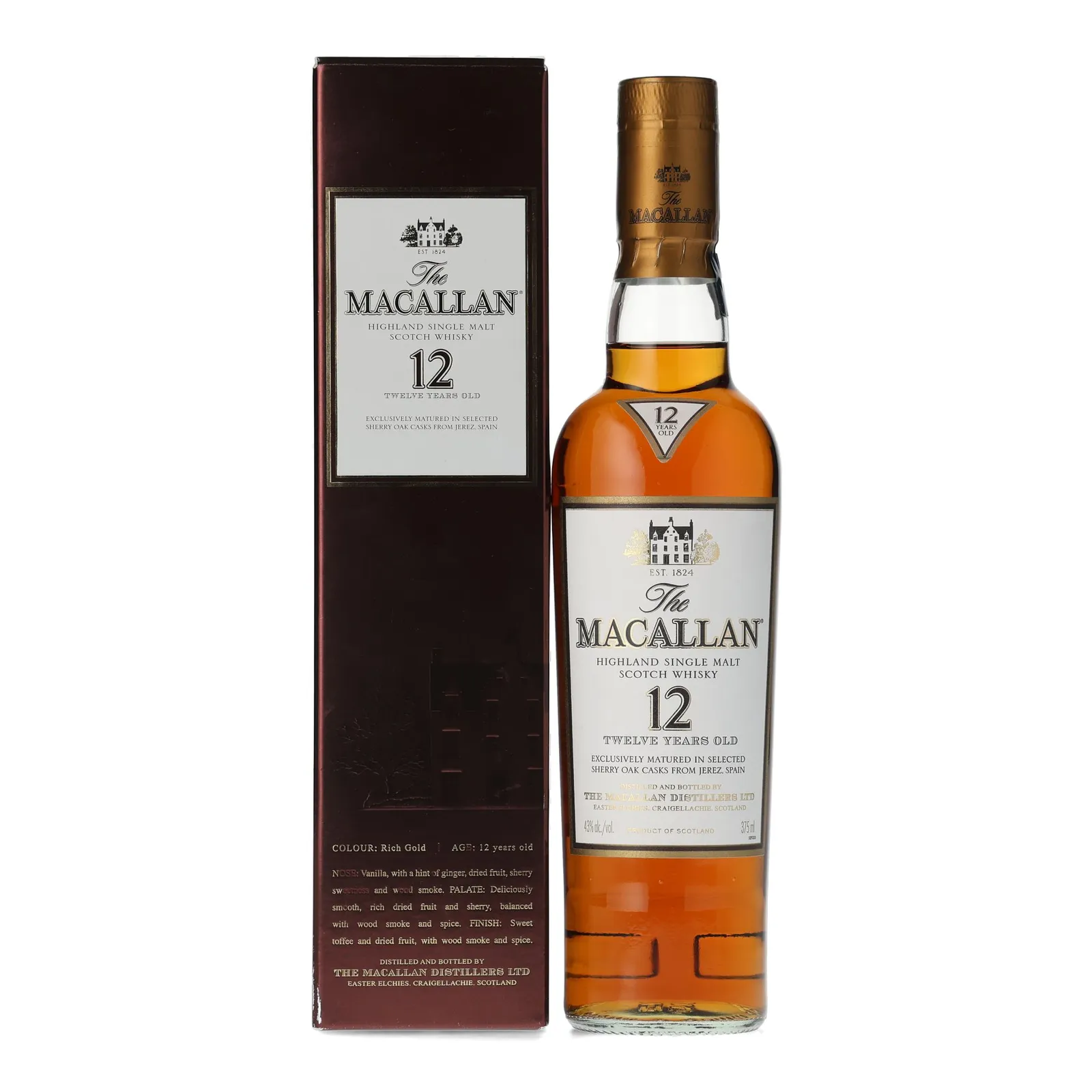 Macallan Double Cask #12 Year Old, 43% whisky bottle