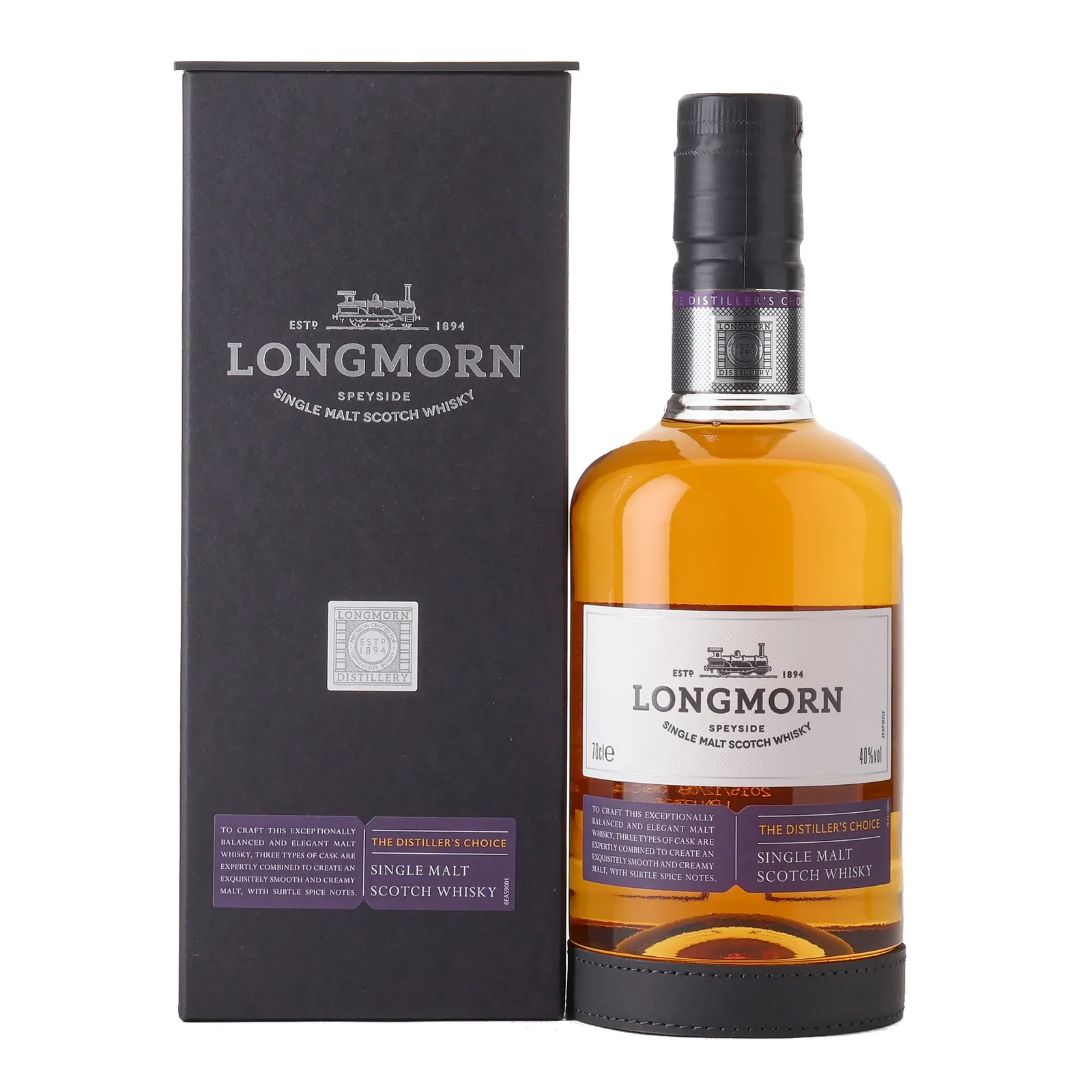 Longmorn The Distiller's Choice, Bourbon, Sherry & Hogshead Cask, 2016, 40% whisky bottle