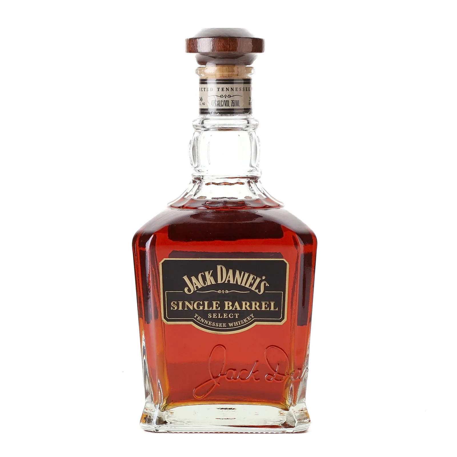 Jack Daniel's Single Barrel Select, Cask #9-0536, 2009, 47% whisky bottle